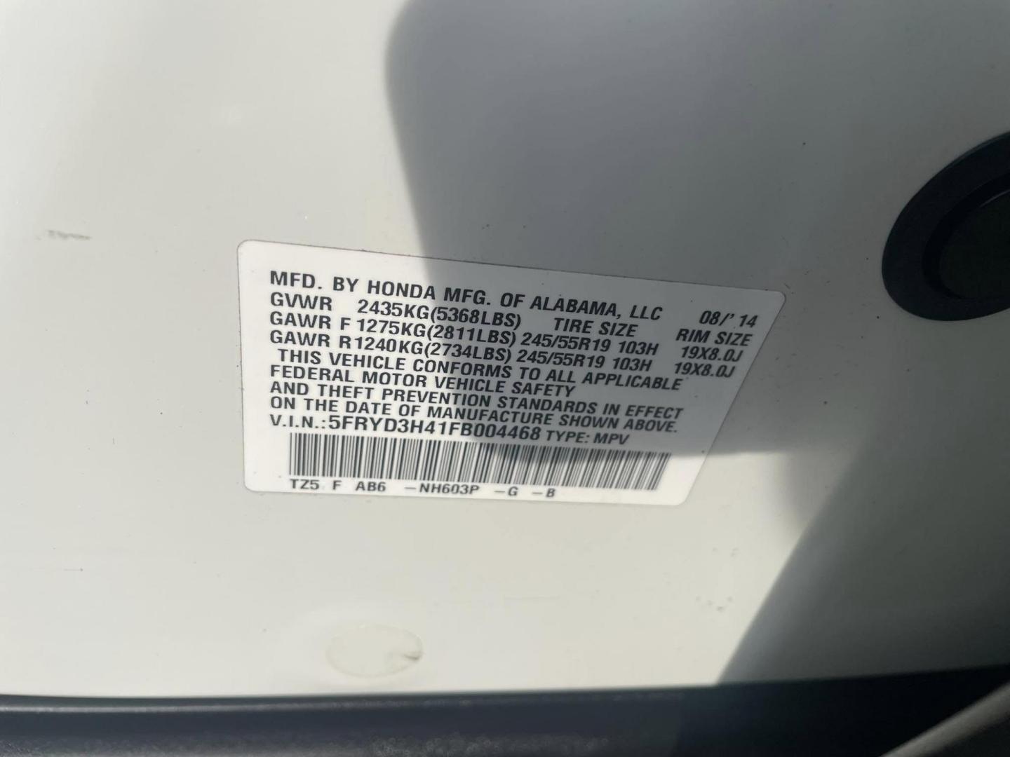 2015 Acura MDX 6-Spd AT w/Tech Package (5FRYD3H41FB) with an 3.5L V6 SOHC 24V engine, 6-Speed Automatic transmission, located at 744 E Miner Ave, Stockton, CA, 95202, (209) 944-5770, 37.956863, -121.282082 - PLUS TAXES AND FEES - Photo#10