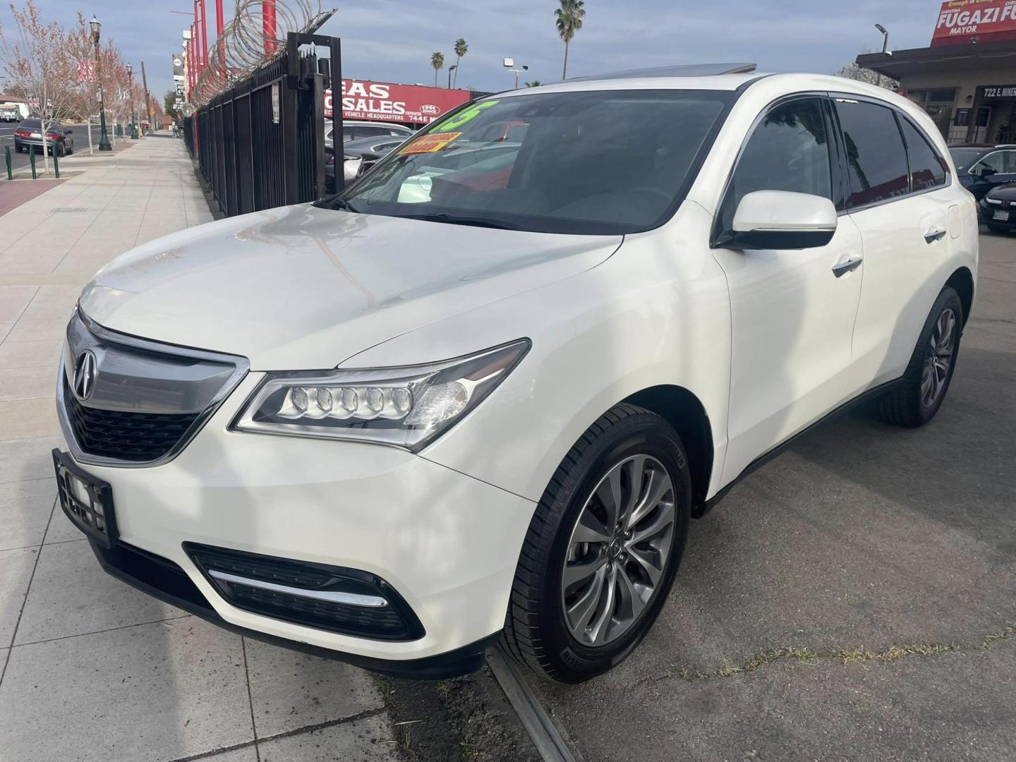 2015 Acura MDX 6-Spd AT w/Tech Package (5FRYD3H41FB) with an 3.5L V6 SOHC 24V engine, 6-Speed Automatic transmission, located at 744 E Miner Ave, Stockton, CA, 95202, (209) 944-5770, 37.956863, -121.282082 - PLUS TAXES AND FEES - Photo#2