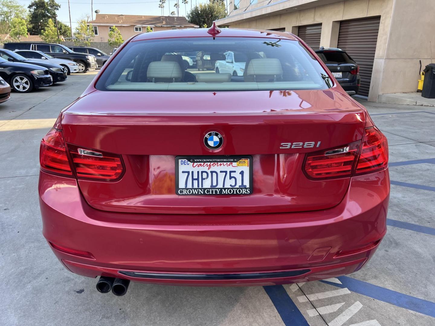 2015 Barcelona Red Metallic /Black BMW 3-Series 328i Sedan (WBA3A5G56FN) with an 2.0L L4 DOHC 16V engine, 8-Speed Automatic transmission, located at 30 S. Berkeley Avenue, Pasadena, CA, 91107, (626) 248-7567, 34.145447, -118.109398 - 2015 BMW 328 for Sale at Crown City Motors – Bad Credit? No Problem! Looking for a luxurious, feature-packed used car in Pasadena, CA? Visit Crown City Motors at 30 S Berkeley Ave, Pasadena, CA 91107, and check out this stunning 2015 BMW 328 (VIN: WBA3A5G56FNS82016) with just 75,450 miles! As a p - Photo#7