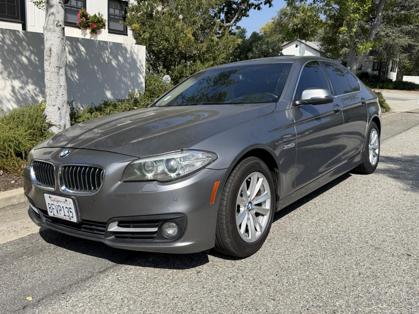 2015 Space Gray Metallic /Black BMW 5-Series 528i (WBA5A5C5XFD) with an 2.0L L4 DOHC 16V TURBO engine, 8-Speed Automatic transmission, located at 30 S. Berkeley Avenue, Pasadena, CA, 91107, (626) 248-7567, 34.145447, -118.109398 - 2015 BMW 528i Sedan – Pasadena Buy Here Pay Here | In-House Financing and Guaranteed Approval List Price: $7,995 | Dealer Document Fee: +$85.00 | Electronic Filing Fee: +$37.00 | Crown City Motors Price: $8,117 Drive today with bad credit, no credit, repossession, or bankruptcy at Crown City- Photo#0