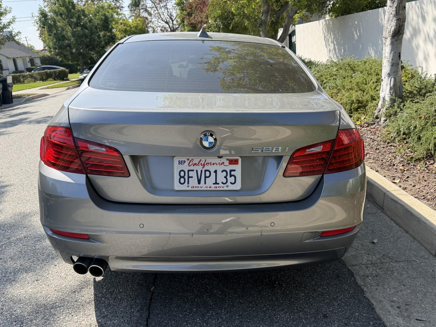 2015 Space Gray Metallic /Black BMW 5-Series 528i (WBA5A5C5XFD) with an 2.0L L4 DOHC 16V TURBO engine, 8-Speed Automatic transmission, located at 30 S. Berkeley Avenue, Pasadena, CA, 91107, (626) 248-7567, 34.145447, -118.109398 - 2015 BMW 528i Sedan – Pasadena Buy Here Pay Here | In-House Financing and Guaranteed Approval List Price: $7,995 | Dealer Document Fee: +$85.00 | Electronic Filing Fee: +$37.00 | Crown City Motors Price: $8,117 Drive today with bad credit, no credit, repossession, or bankruptcy at Crown City- Photo#3
