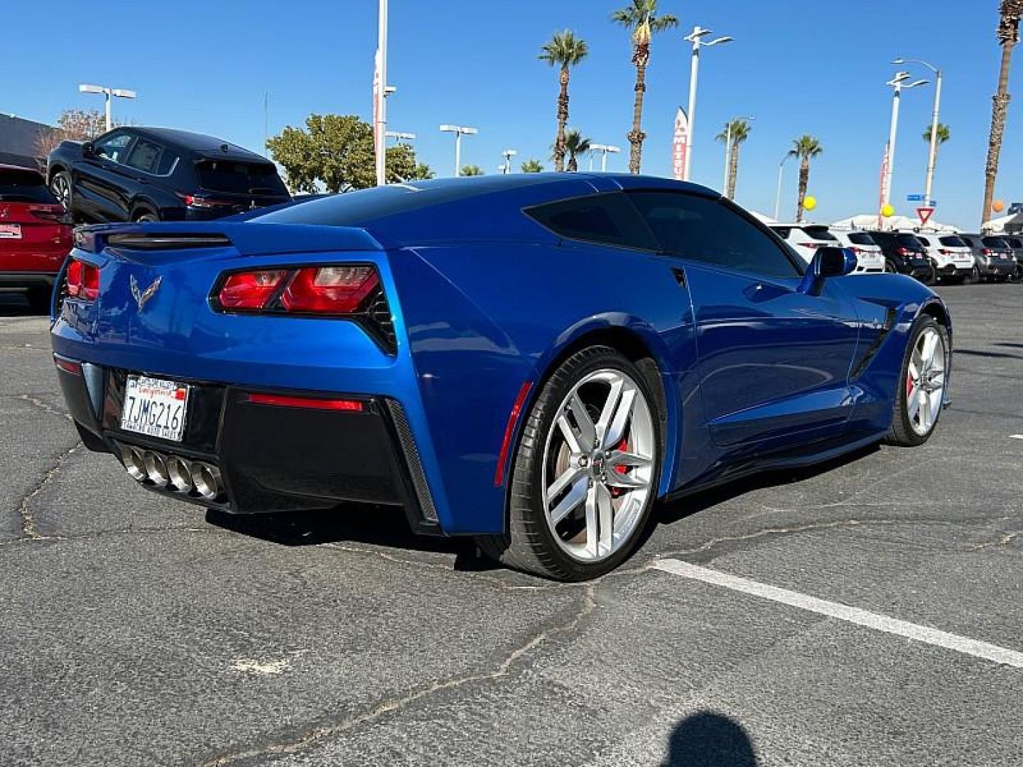 2015 BLUE Chevrolet Corvette (1G1YM2D78F5) with an V8 6.2 Liter engine, located at 412 Auto Vista Drive, Palmdale, 93551, (661) 945-0620, 34.592636, -118.136681 - Photo#2