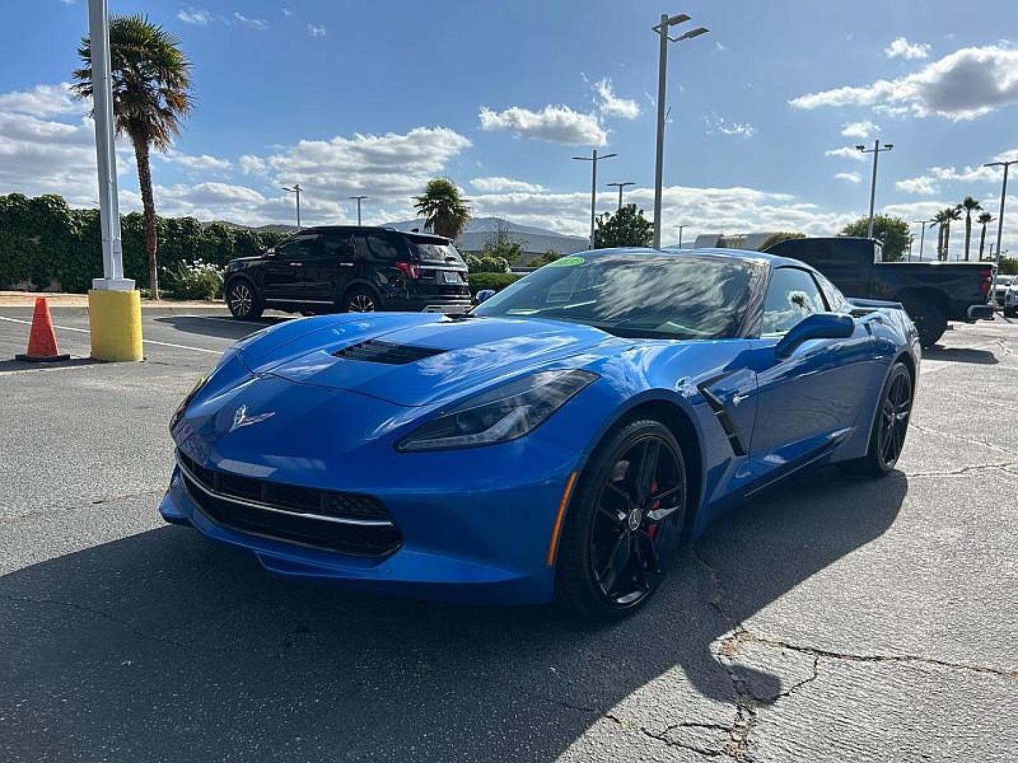 2015 BLUE Chevrolet Corvette (1G1YM2D78F5) with an V8 6.2 Liter engine, Automatic transmission, located at 412 Auto Vista Drive, Palmdale, 93551, (661) 945-0620, 34.592636, -118.136681 - Photo#2