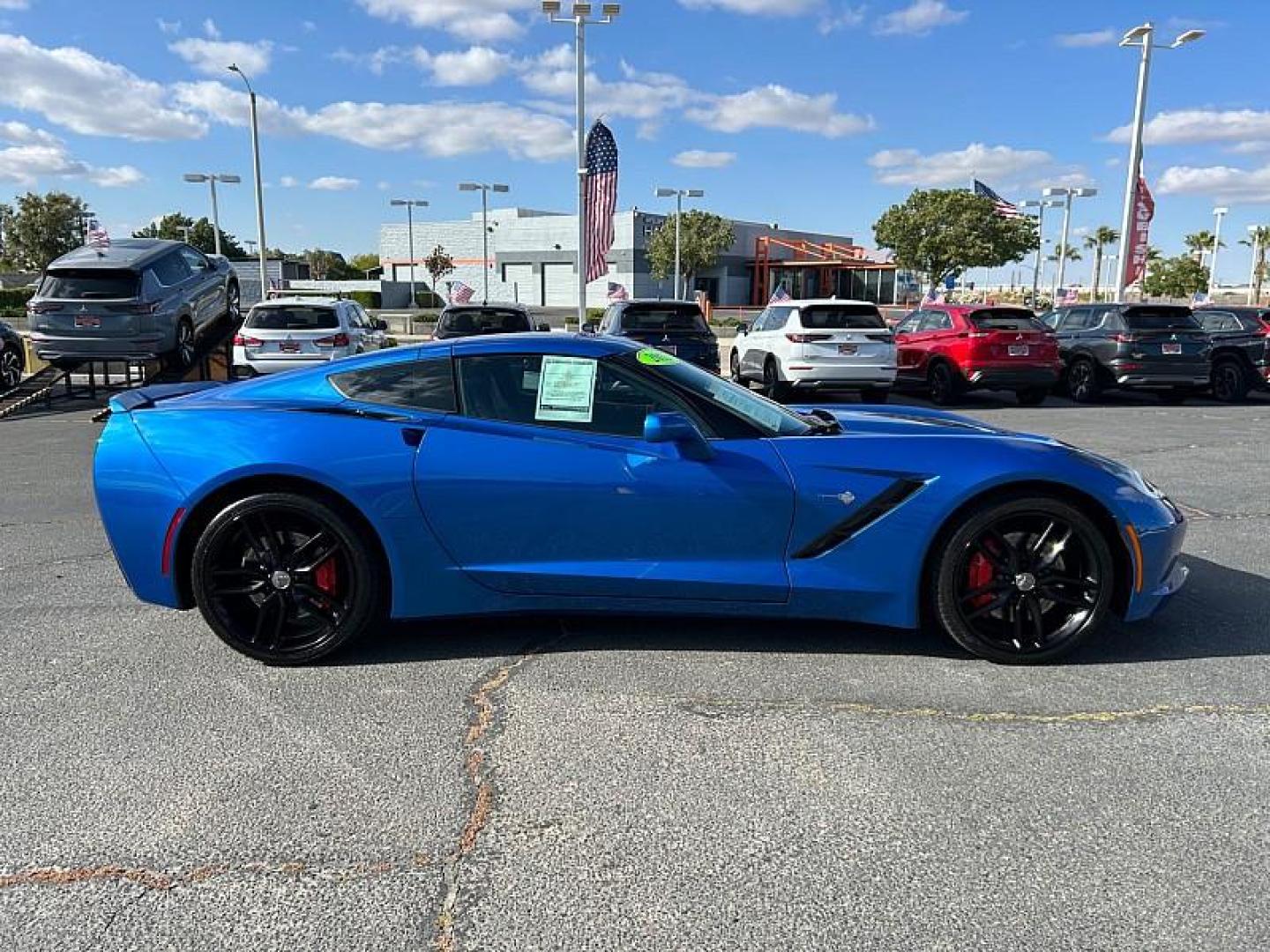 2015 BLUE Chevrolet Corvette (1G1YM2D78F5) with an V8 6.2 Liter engine, Automatic transmission, located at 412 Auto Vista Drive, Palmdale, 93551, (661) 945-0620, 34.592636, -118.136681 - Photo#3