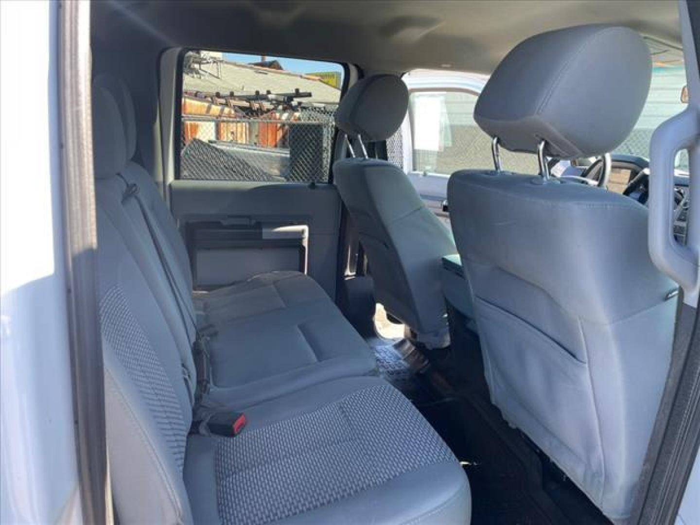 2015 Oxford White Ford F-350 Super Duty XLT (1FT8W3B62FE) with an 6.2L 6.2L Flex Fuel V8 316hp 397ft. lbs. Sequential Electronic Fuel Injection engine, 6-Speed Shiftable Automatic transmission, located at 800 Riverside Ave, Roseville, CA, 95678, 916-773-4549 & Toll Free: 866-719-4393, 38.732265, -121.291039 - 4X4 CREW CAB XLT FLATBED 8'X7' SERVICE RECORDS ON CLEAN CARFAX - Photo#15
