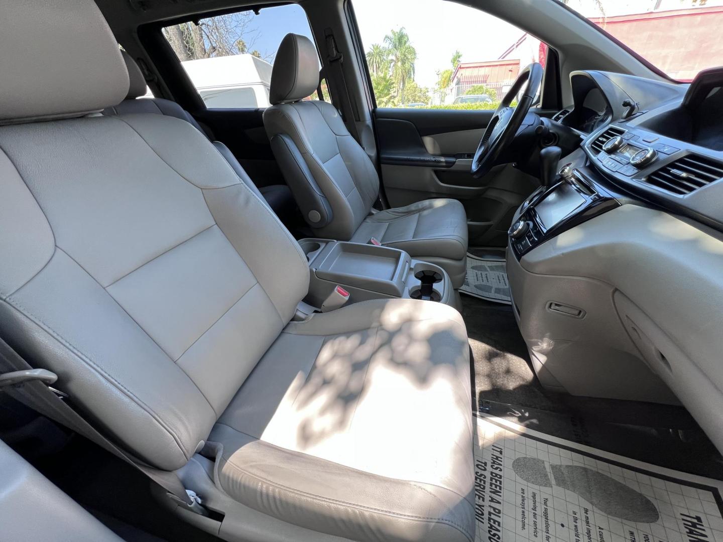 2015 Smoky Topaz Metallic /Gray Honda Odyssey EX-L (5FNRL5H63FB) with an 3.5L V6 SOHC 24V engine, 6-Speed Automatic transmission, located at 30 S. Berkeley Avenue, Pasadena, CA, 91107, (626) 248-7567, 34.145447, -118.109398 - 2015 Honda Odyssey EX-L – Buy Here Pay Here Minivan in Pasadena | $500 Down | No Credit Check | Family-Ready Looking for the perfect family vehicle with room, comfort, and reliability — even if you have bad credit or no credit? Crown City Motors in Pasadena has exactly what you need with this - Photo#25