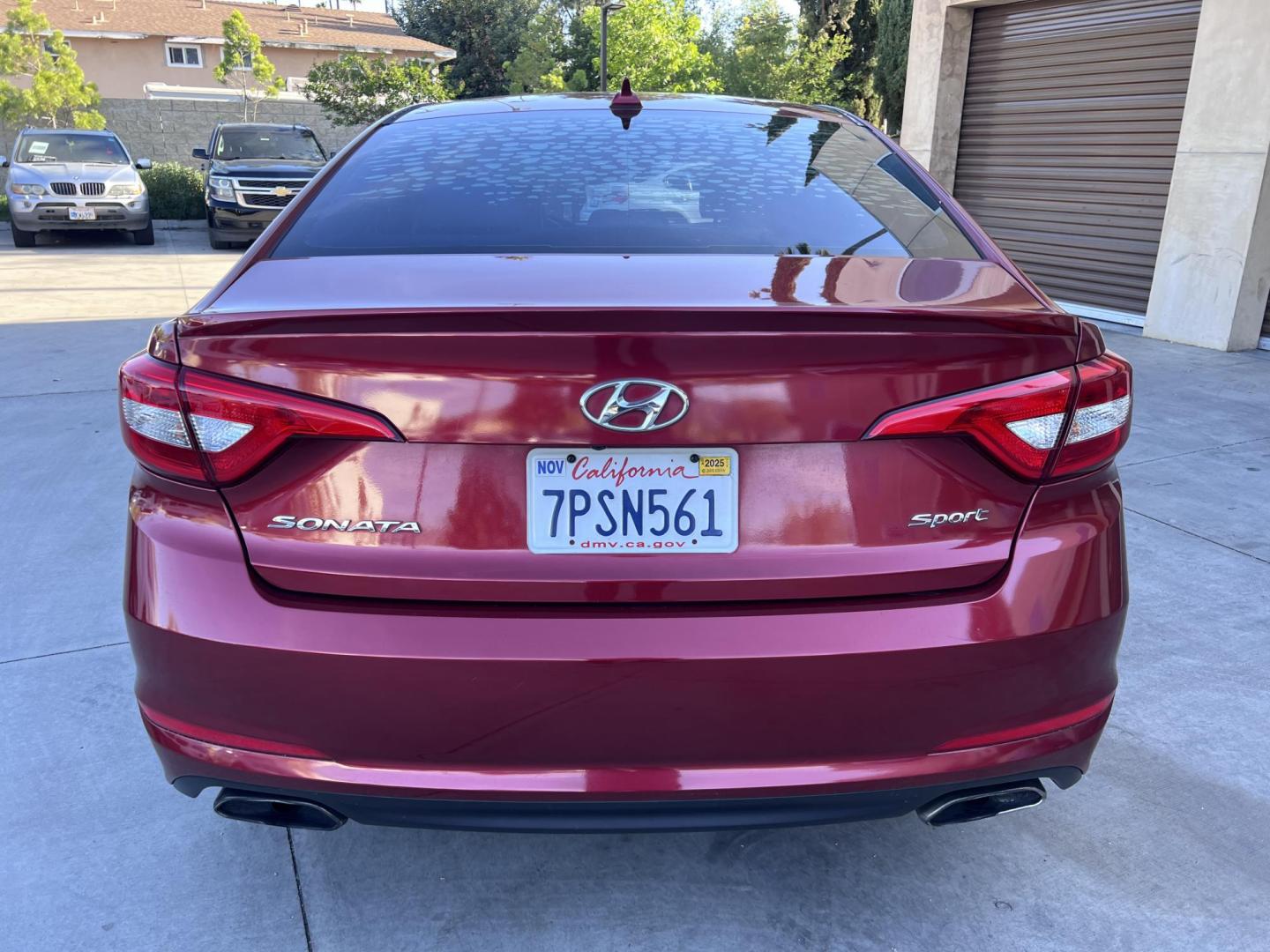 2015 Barcelona Red Metallic /GRAY Hyundai Sonata Sport (5NPE34AF7FH) with an 2.4L L4 DOHC 16V engine, 6-Speed Automatic transmission, located at 30 S. Berkeley Avenue, Pasadena, CA, 91107, (626) 248-7567, 34.145447, -118.109398 - Crown City Motors is a used “Buy Here Pay Here” car dealer in Pasadena CA. “Buy Here Pay Here” financing, means that when you purchase your vehicle from our dealership, that you make the payments to the dealership as well. We do not need the banks approval to get you approved for a used auto - Photo#3