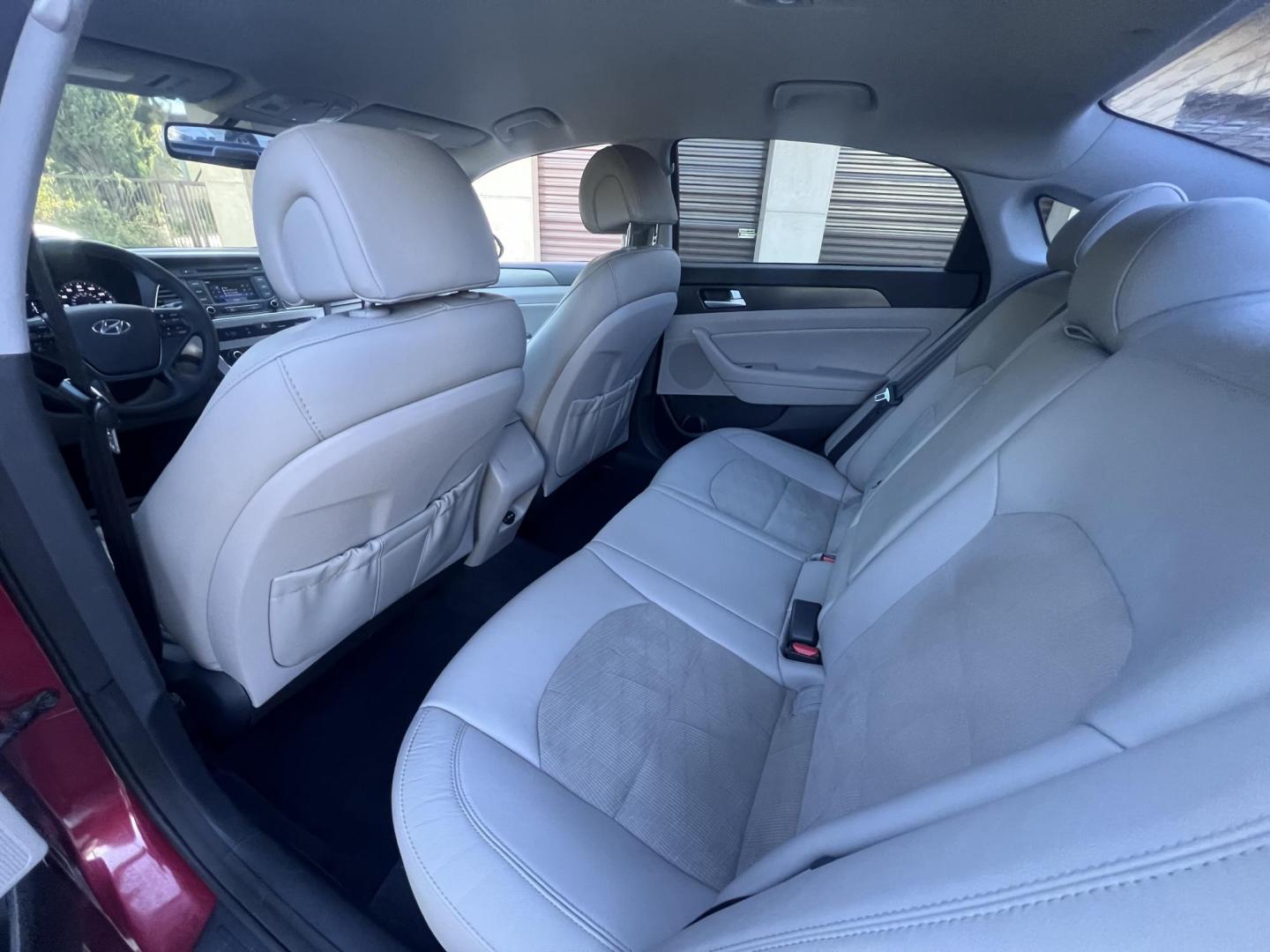 2015 Barcelona Red Metallic /GRAY Hyundai Sonata Sport (5NPE34AF7FH) with an 2.4L L4 DOHC 16V engine, 6-Speed Automatic transmission, located at 30 S. Berkeley Avenue, Pasadena, CA, 91107, (626) 248-7567, 34.145447, -118.109398 - Crown City Motors is a used “Buy Here Pay Here” car dealer in Pasadena CA. “Buy Here Pay Here” financing, means that when you purchase your vehicle from our dealership, that you make the payments to the dealership as well. We do not need the banks approval to get you approved for a used auto - Photo#16
