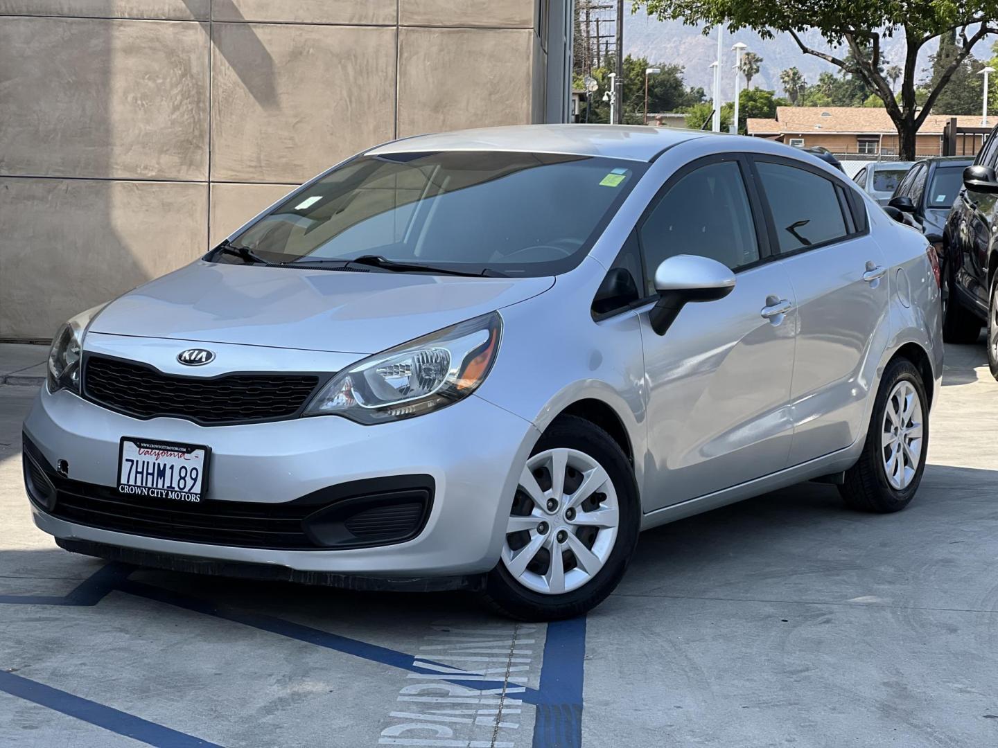 2015 Silver Metallic /Black Kia Rio LX (KNADM4A33F6) with an 1.6L L4 DOHC 16V engine, Maual transmission, located at 30 S. Berkeley Avenue, Pasadena, CA, 91107, (626) 248-7567, 34.145447, -118.109398 - 2015 Kia Rio LX – Fuel-Efficient Compact Sedan – $995 Down – Buy Here Pay Here – Bad Credit OK – Crown City Motors – Pasadena, CA Looking for a clean, fuel-efficient, and affordable sedan that gets you from point A to B with style and reliability? This 2015 Kia Rio LX is the perfect d - Photo#7