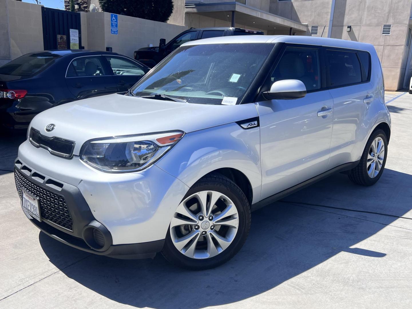 2015 Kia Soul + (KNDJP3A50F7) with an 2.0L L4 DOHC 16V engine, 6-Speed Automatic transmission, located at 30 S. Berkeley Avenue, Pasadena, CA, 91107, (626) 248-7567, 34.145447, -118.109398 - 2015 Kia Soul – Fuel-Efficient + Unique Style – Buy Here Pay Here – $995 Down – Bad Credit OK – Crown City Motors – Pasadena, CA Looking for a stylish and practical ride that doesn’t break the bank? Check out this 2015 Kia Soul, available now at Crown City Motors in Pasadena for jus - Photo#0