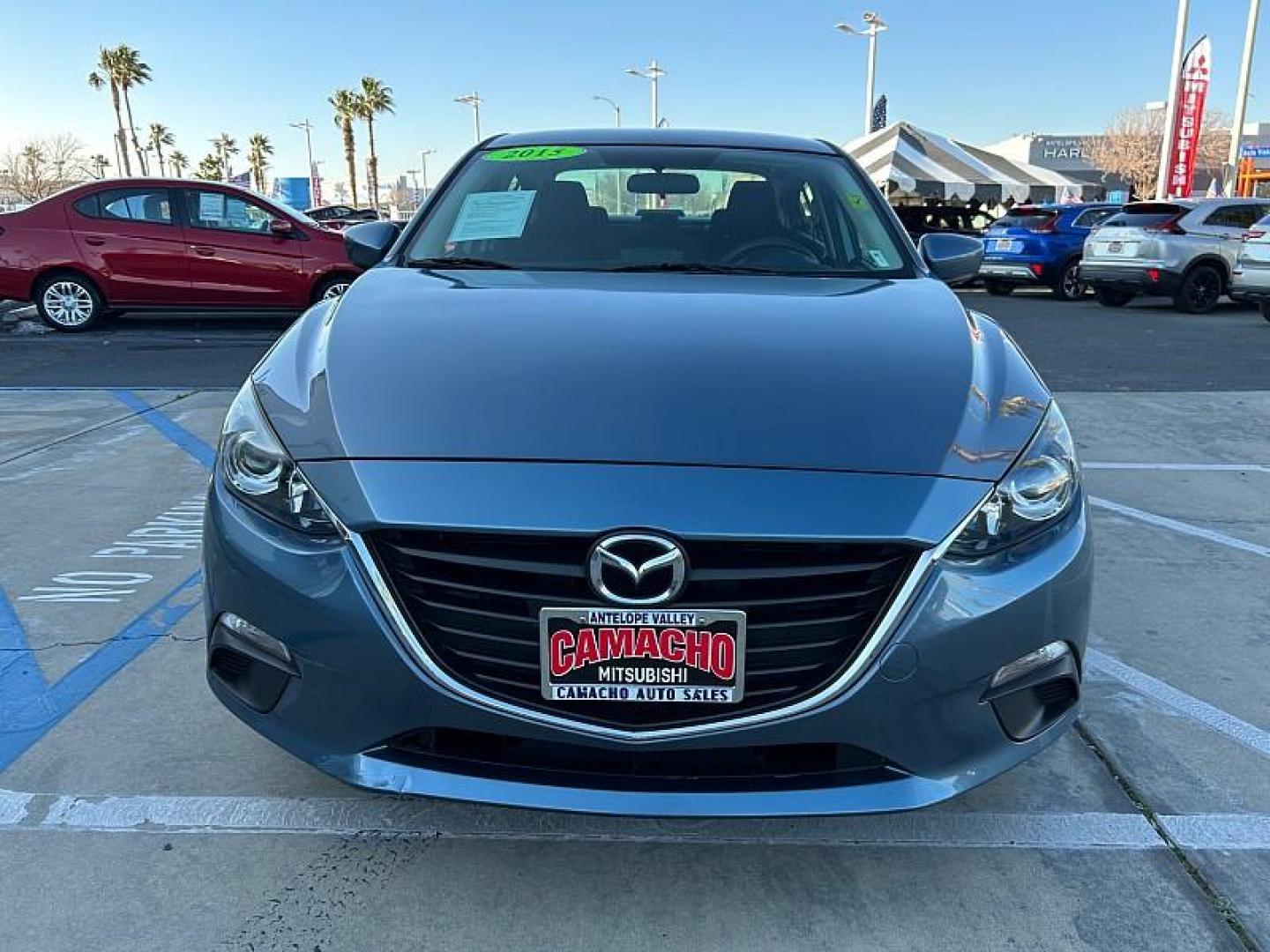 2015 BLUE Mazda Mazda3 (3MZBM1U71FM) with an 4-Cyl SKYACTIV-G 2.0L engine, Auto 6-Spd SKYACTIV-Drv transmission, located at 412 Auto Vista Drive, Palmdale, 93551, (661) 945-0620, 34.592636, -118.136681 - Photo#1