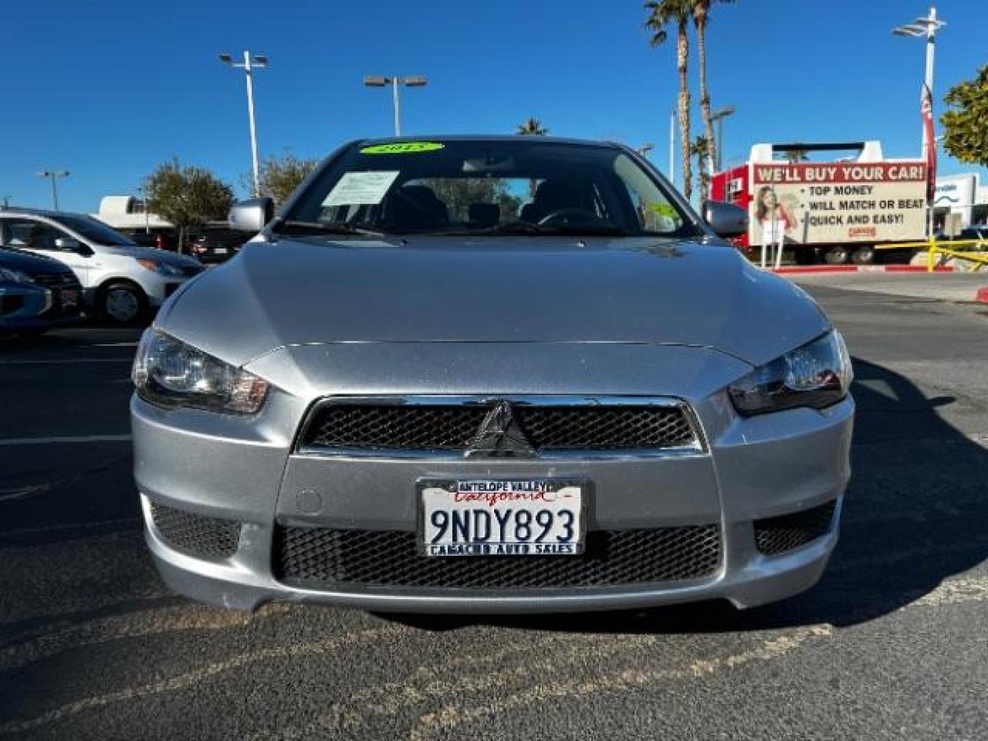 2015 Mitsubishi Lancer (JA32U2FU8FU) with an 4-Cyl 2.0 Liter engine, Automatic CVT transmission, located at 412 Auto Vista Drive, Palmdale, 93551, (661) 945-0620, 34.592636, -118.136681 - Photo#2