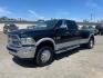 2015 Black Forest Green Pearl Coat/Bright Silver Metall RAM 3500 Laramie (3C63RRJL4FG) with an 6.7L Cummins 6.7L Diesel Turbo I6 350hp 660ft. lbs. Common Rail Direct Injection engine, Automatic transmission, located at 800 Riverside Ave, Roseville, CA, 95678, 916-773-4549 & Toll Free: 866-719-4393, 38.732265, -121.291039 - CUMMINS DIESEL CREW CAB DUALLY 4X4 LARAMIE - Photo#0