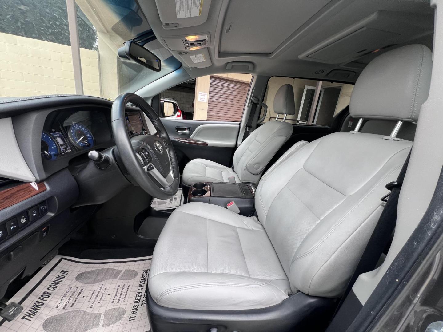 2015 Gray /gray Toyota Sienna XLE FWD 8-Passenger V6 (5TDYK3DC5FS) with an 3.5L V6 EFI DOHC 24V engine, 5-Speed Automatic transmission, located at 30 S. Berkeley Avenue, Pasadena, CA, 91107, (626) 248-7567, 34.145447, -118.109398 - Crown City Motors is a used “Buy Here Pay Here” car dealer in Pasadena CA. “Buy Here Pay Here” financing, means that when you purchase your vehicle from our dealership, that you make the payments to the dealership as well. We do not need the banks approval to get you approved for a used auto - Photo#14