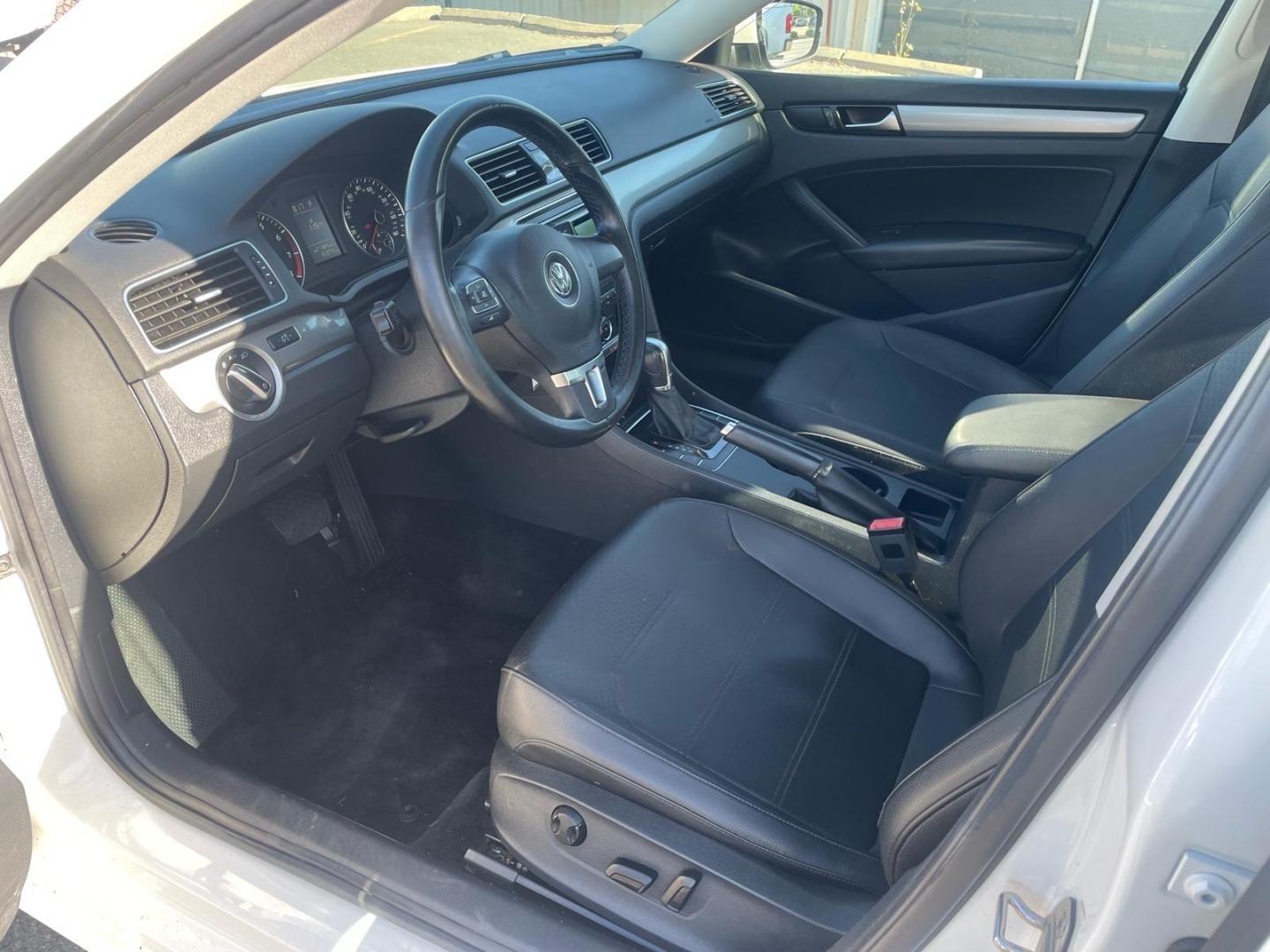 2015 Candy White Volkswagen Passat 1.8T Wolfsburg Edition (1VWAT7A35FC) with an 1.8L 1.8L Turbo I4 170hp 184ft. lbs. Direct Injection engine, 6-Speed Shiftable Automatic transmission, located at 800 Riverside Ave, Roseville, CA, 95678, 916-773-4549 & Toll Free: 866-719-4393, 38.732265, -121.291039 - Photo#9