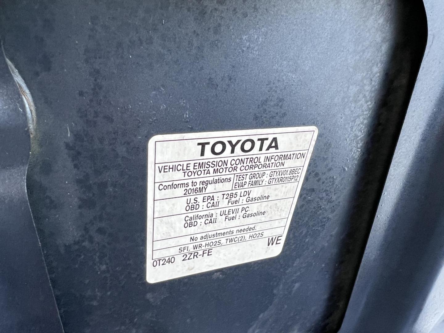 2016 Gray /Black Toyota Corolla S Sedan 4D (2T1BURHE2GC) with an 4-Cyl, 1.8L engine, Automatic, CVTi-S transmission, located at 30 S. Berkeley Avenue, Pasadena, CA, 91107, (626) 248-7567, 34.145447, -118.109398 - Back-Up Camera! Bluetooth Connection! Climate Control! This Corolla looks and drives good. Bad Credit? No problem. We can help! This Corolla also comes equipped with Mechanical 1.8L None 4 Cylinder Engine ABS Brakes Continuously Variable Transmission Front Wheel Drive Gasoline Fuel - Photo#15