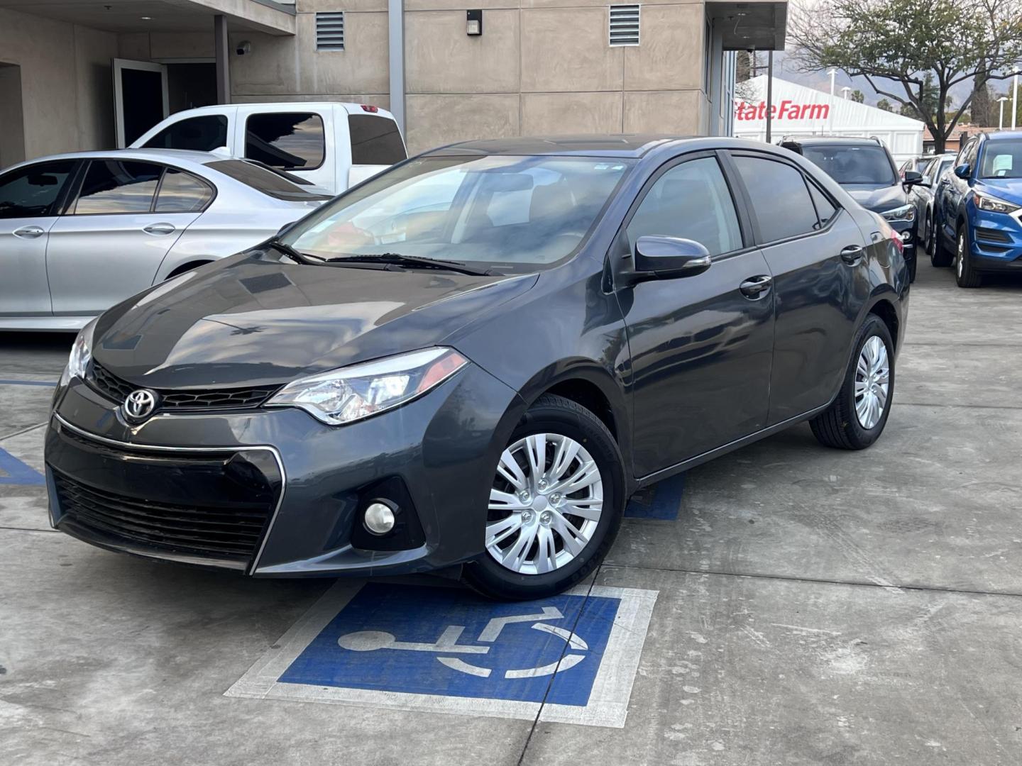 2016 Gray /Black Toyota Corolla S Sedan 4D (2T1BURHE2GC) with an 4-Cyl, 1.8L engine, Automatic, CVTi-S transmission, located at 30 S. Berkeley Avenue, Pasadena, CA, 91107, (626) 248-7567, 34.145447, -118.109398 - Back-Up Camera! Bluetooth Connection! Climate Control! This Corolla looks and drives good. Bad Credit? No problem. We can help! This Corolla also comes equipped with Mechanical 1.8L None 4 Cylinder Engine ABS Brakes Continuously Variable Transmission Front Wheel Drive Gasoline Fuel - Photo#0