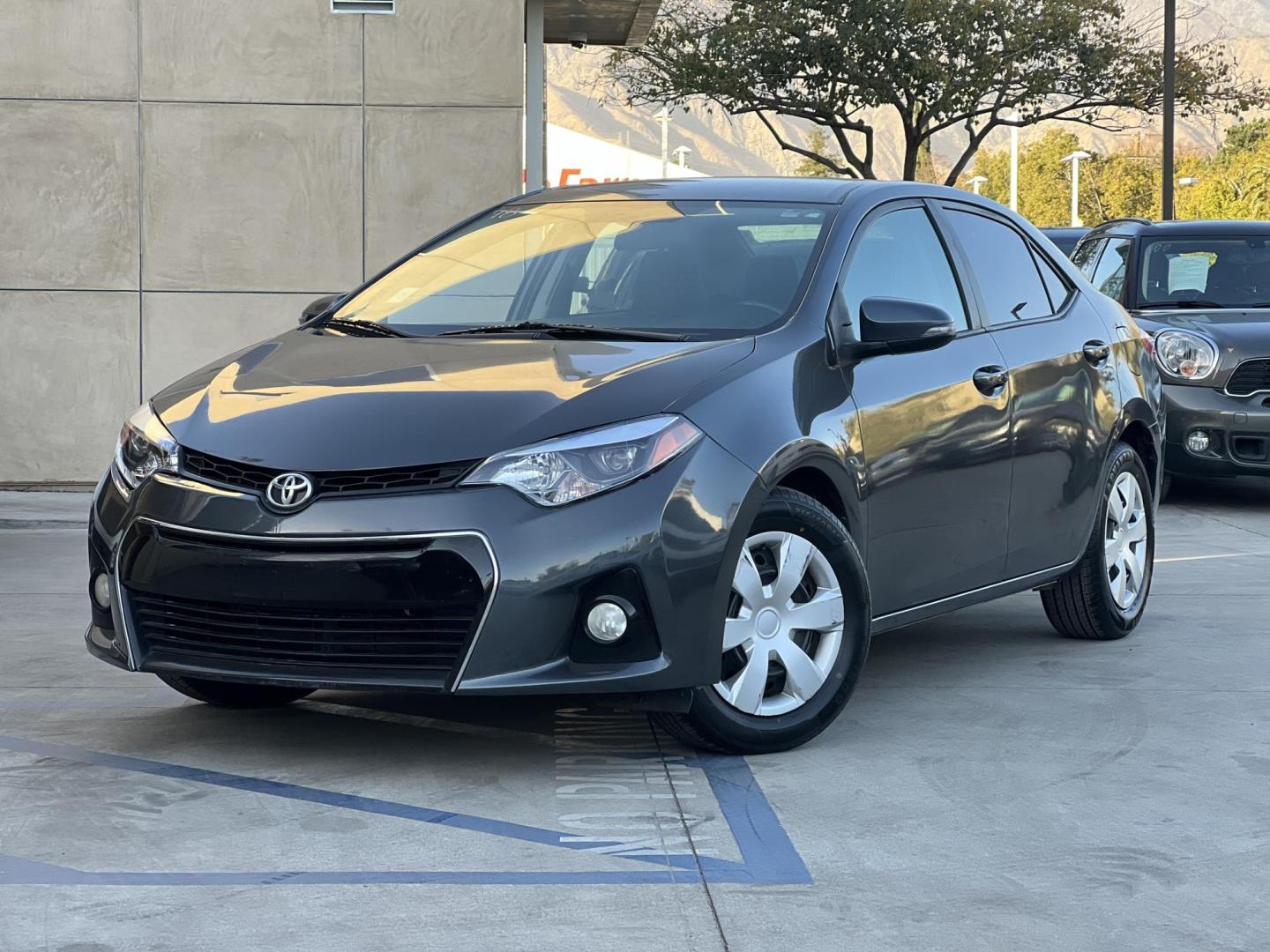 2016 Gray /Black Toyota Corolla S Sedan 4D (2T1BURHE2GC) with an 4-Cyl, 1.8L engine, Automatic, CVTi-S transmission, located at 30 S. Berkeley Avenue, Pasadena, CA, 91107, (626) 248-7567, 34.145447, -118.109398 - Back-Up Camera! Bluetooth Connection! Climate Control! This Corolla looks and drives good. Bad Credit? No problem. We can help! This Corolla also comes equipped with Mechanical 1.8L None 4 Cylinder Engine ABS Brakes Continuously Variable Transmission Front Wheel Drive Gasoline Fuel - Photo#3
