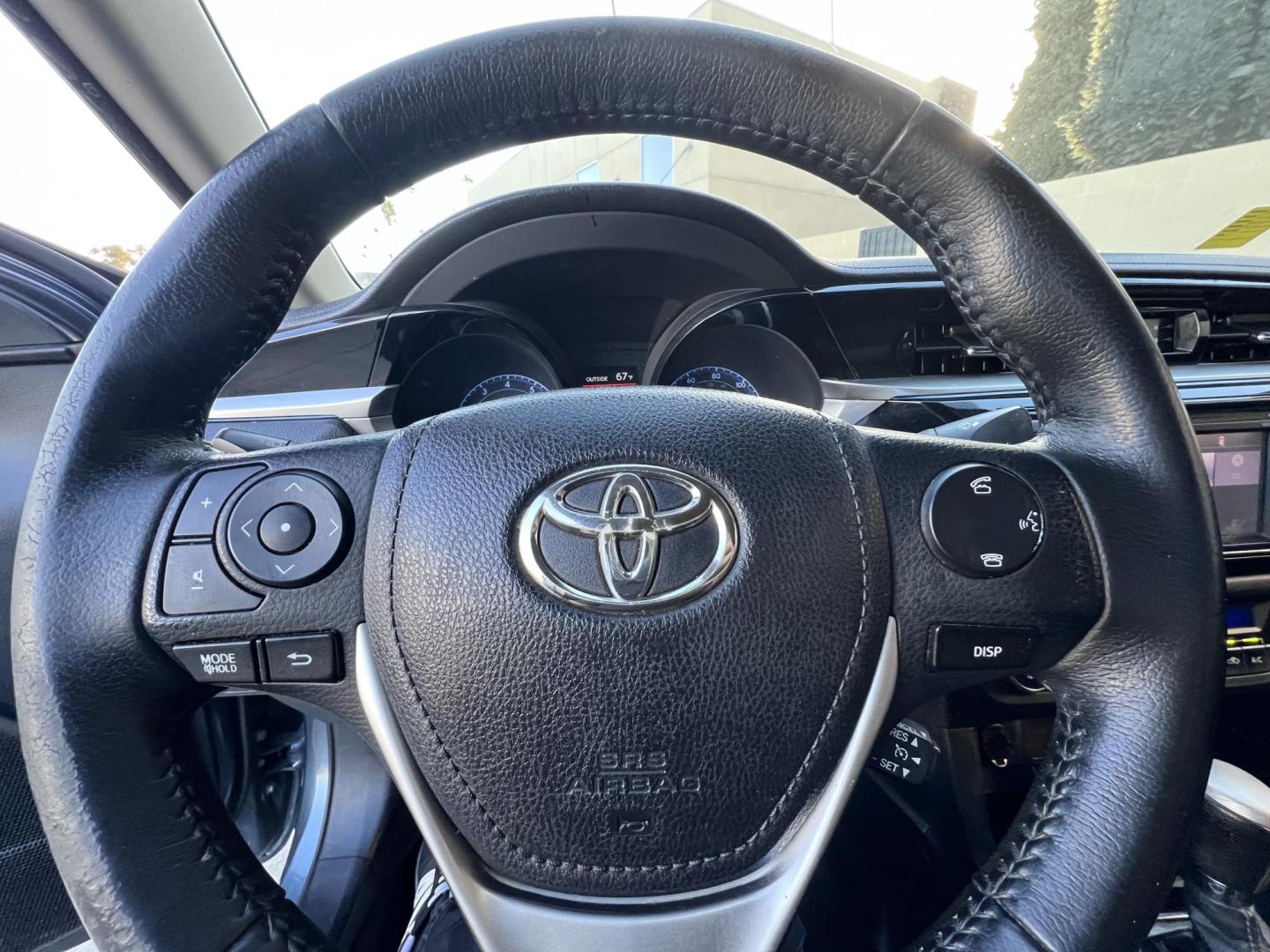 2016 Gray /Black Toyota Corolla S Sedan 4D (2T1BURHE2GC) with an 4-Cyl, 1.8L engine, Automatic, CVTi-S transmission, located at 30 S. Berkeley Avenue, Pasadena, CA, 91107, (626) 248-7567, 34.145447, -118.109398 - Back-Up Camera! Bluetooth Connection! Climate Control! This Corolla looks and drives good. Bad Credit? No problem. We can help! This Corolla also comes equipped with Mechanical 1.8L None 4 Cylinder Engine ABS Brakes Continuously Variable Transmission Front Wheel Drive Gasoline Fuel - Photo#10