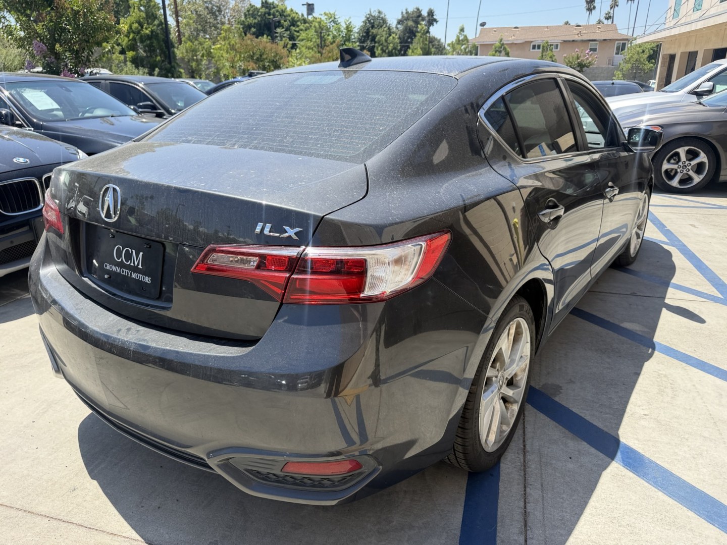 2016 Gray metallic /Black Acura ILX 8-Spd AT (19UDE2F37GA) with an 2.0L L4 16V DOHC engine, 8-Speed Automatic transmission, located at 30 S. Berkeley Avenue, Pasadena, CA, 91107, (626) 248-7567, 34.145447, -118.109398 - # 2016 Acura ILX For Sale in Pasadena, CA – Buy Here Pay Here Financing Available If you're looking for a dependable luxury sedan with excellent fuel economy, premium features, and flexible financing options, this 2016 Acura ILX is an outstanding choice. Available now at Crown City Motors in Pa- Photo#14