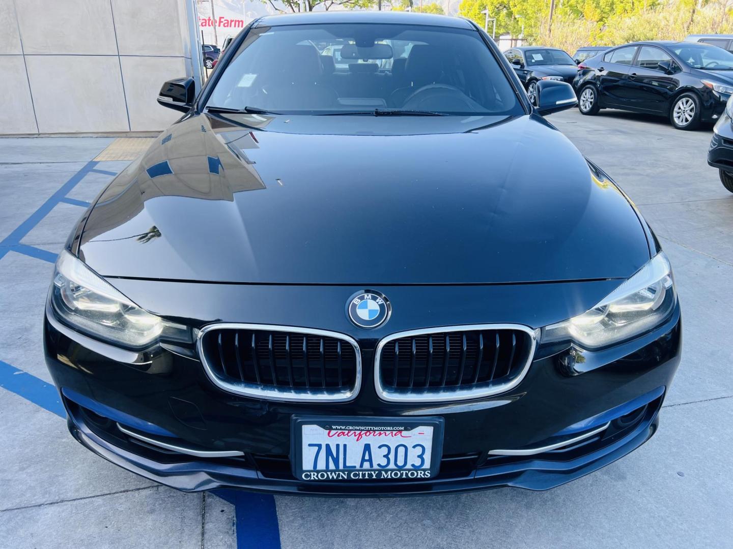 2016 BLACK /Black BMW 3-Series 328i Sedan (WBA8E9C52GK) with an 2.0L L4 DOHC 16V engine, 8A transmission, located at 30 S. Berkeley Avenue, Pasadena, CA, 91107, (626) 248-7567, 34.145447, -118.109398 - 016 BMW 328i – Sporty, Luxurious, and Affordable – Available Now at Crown City Motors in Pasadena, CA If you’re searching for a stylish, reliable, and performance-driven sedan that turns heads and makes every drive enjoyable, look no further than this 2016 BMW 328i – now available at Crow - Photo#9
