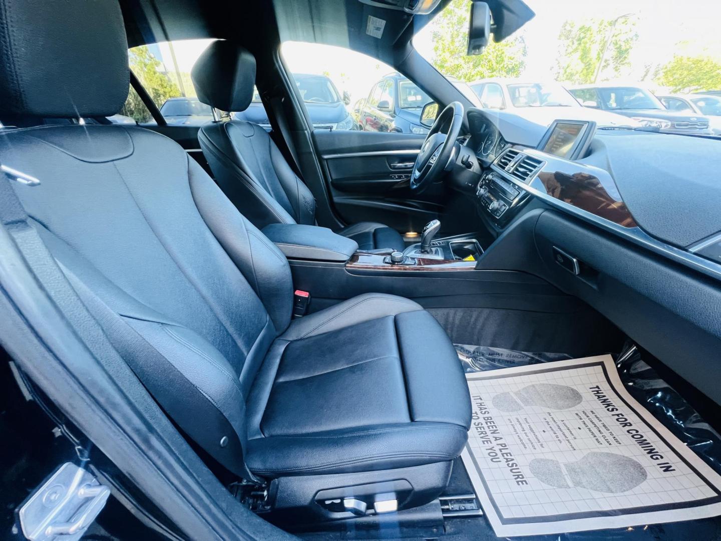 2016 BLACK /Black BMW 3-Series 328i Sedan (WBA8E9C52GK) with an 2.0L L4 DOHC 16V engine, 8A transmission, located at 30 S. Berkeley Avenue, Pasadena, CA, 91107, (626) 248-7567, 34.145447, -118.109398 - 016 BMW 328i – Sporty, Luxurious, and Affordable – Available Now at Crown City Motors in Pasadena, CA If you’re searching for a stylish, reliable, and performance-driven sedan that turns heads and makes every drive enjoyable, look no further than this 2016 BMW 328i – now available at Crow - Photo#13