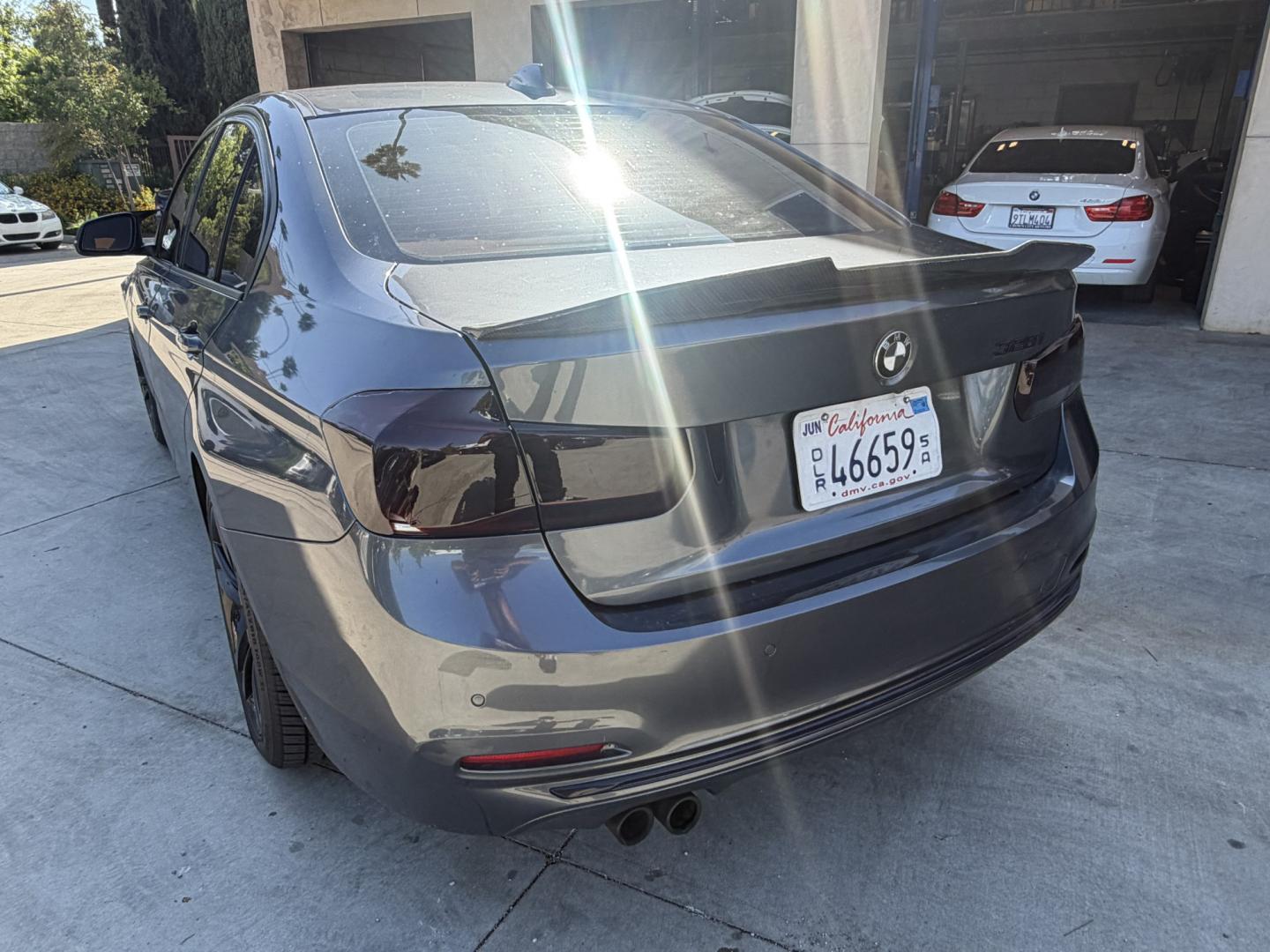 2016 Space Gray Metallic /Black BMW 3-Series 328i SULEV (WBA8E9G58GN) with an 2.0L L4 DOHC 16V engine, Automatic transmission, located at 30 S. Berkeley Avenue, Pasadena, CA, 91107, (626) 248-7567, 34.145447, -118.109398 - 2016 BMW 3 Series – Buy Here Pay Here Pasadena – Bad Credit OK – Easy Approval Looking for a BMW 3 Series for sale in Pasadena with Buy Here Pay Here financing? This 2016 BMW 3 Series sedan is available now at Crown City Motors, your trusted BHPH dealership in Pasadena, CA. If you have bad - Photo#2
