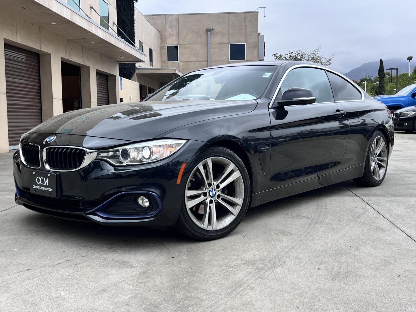 2016 Black BMW 4-Series 428i SULEV Coupe (WBA3N7C57GK) with an 2.0L L4 DOHC 16V engine, 8A transmission, located at 30 S. Berkeley Avenue, Pasadena, CA, 91107, (626) 248-7567, 34.145447, -118.109398 - At Crown City Motors, we understand that life can throw financial challenges your way. That’s why we proudly offer Buy Here Pay Here (BHPH) financing to help drivers in Pasadena and the greater Los Angeles area get into the vehicles they need — even when traditional lenders say no. One of the st - Photo#0
