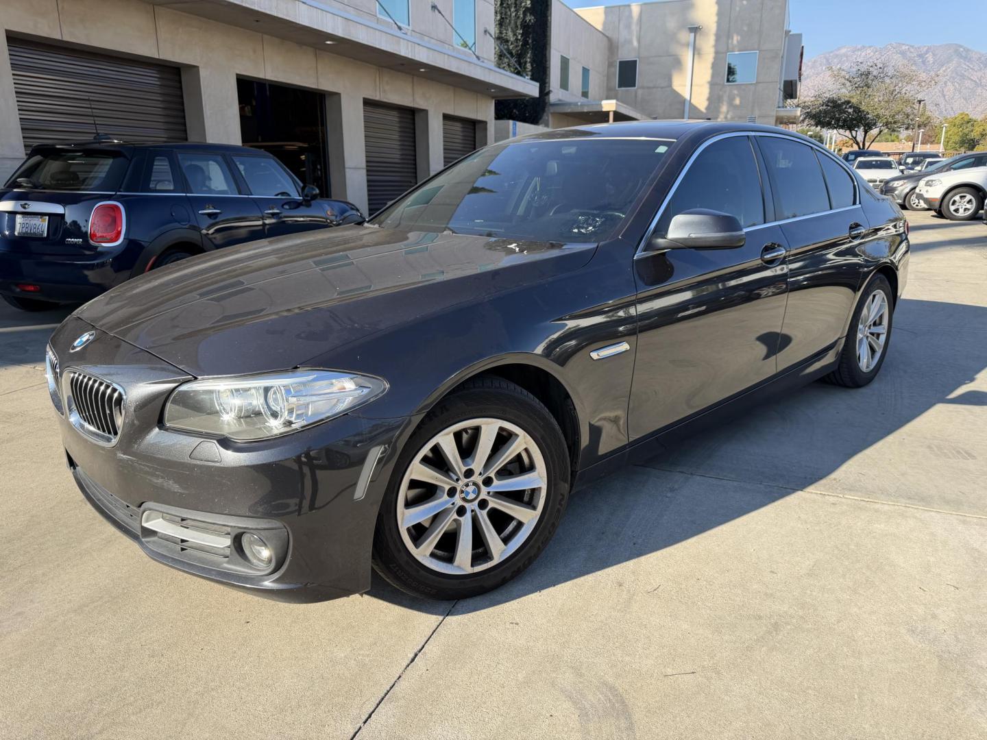 2016 BLACK /black BMW 5-Series 528i (WBA5A5C5XGG) with an 2.0L L4 DOHC 16V TURBO engine, 8A transmission, located at 30 S. Berkeley Avenue, Pasadena, CA, 91107, (626) 248-7567, 34.145447, -118.109398 - Crown City Motors is a used “Buy Here Pay Here” car dealer in Pasadena CA. “Buy Here Pay Here” financing, means that when you purchase your vehicle from our dealership, that you make the payments to the dealership as well. We do not need the banks approval to get you approved for a used auto- Photo#0