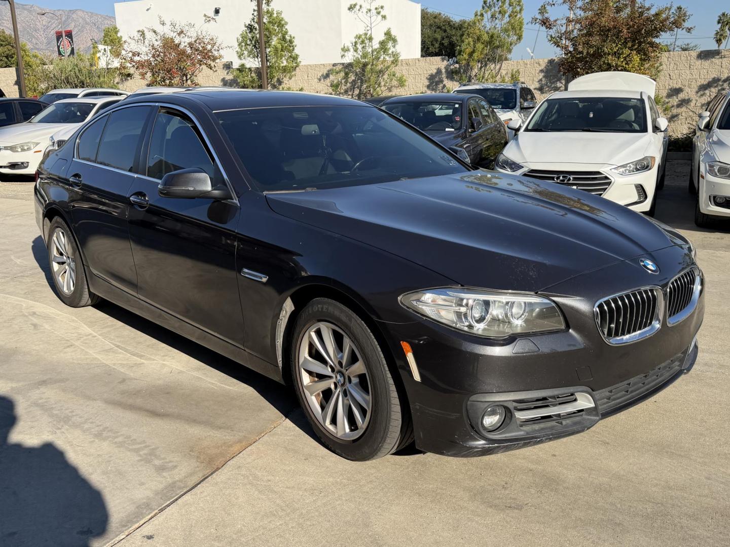 2016 BLACK /black BMW 5-Series 528i (WBA5A5C5XGG) with an 2.0L L4 DOHC 16V TURBO engine, 8A transmission, located at 30 S. Berkeley Avenue, Pasadena, CA, 91107, (626) 248-7567, 34.145447, -118.109398 - Crown City Motors is a used “Buy Here Pay Here” car dealer in Pasadena CA. “Buy Here Pay Here” financing, means that when you purchase your vehicle from our dealership, that you make the payments to the dealership as well. We do not need the banks approval to get you approved for a used auto- Photo#3
