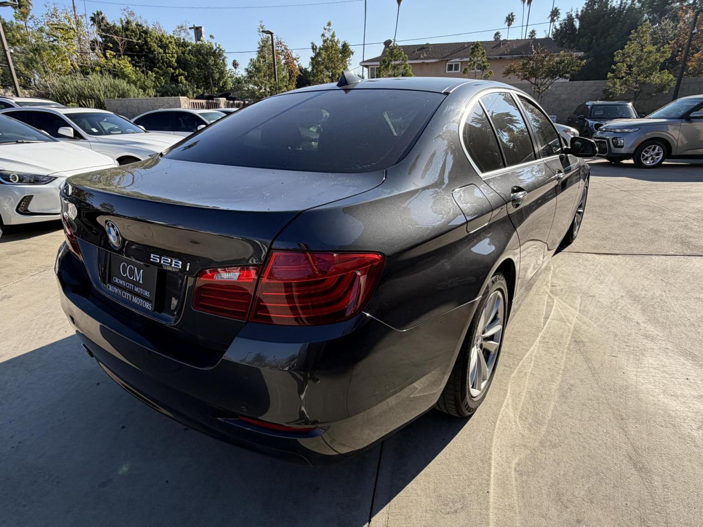2016 BLACK /black BMW 5-Series 528i (WBA5A5C5XGG) with an 2.0L L4 DOHC 16V TURBO engine, 8A transmission, located at 30 S. Berkeley Avenue, Pasadena, CA, 91107, (626) 248-7567, 34.145447, -118.109398 - Crown City Motors is a used “Buy Here Pay Here” car dealer in Pasadena CA. “Buy Here Pay Here” financing, means that when you purchase your vehicle from our dealership, that you make the payments to the dealership as well. We do not need the banks approval to get you approved for a used auto- Photo#4