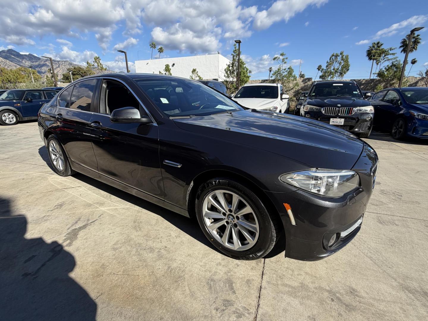 2016 BLACK /black BMW 5-Series 528i (WBA5A5C5XGG) with an 2.0L L4 DOHC 16V TURBO engine, 8A transmission, located at 30 S. Berkeley Avenue, Pasadena, CA, 91107, (626) 248-7567, 34.145447, -118.109398 - Crown City Motors is a used “Buy Here Pay Here” car dealer in Pasadena CA. “Buy Here Pay Here” financing, means that when you purchase your vehicle from our dealership, that you make the payments to the dealership as well. We do not need the banks approval to get you approved for a used auto- Photo#14