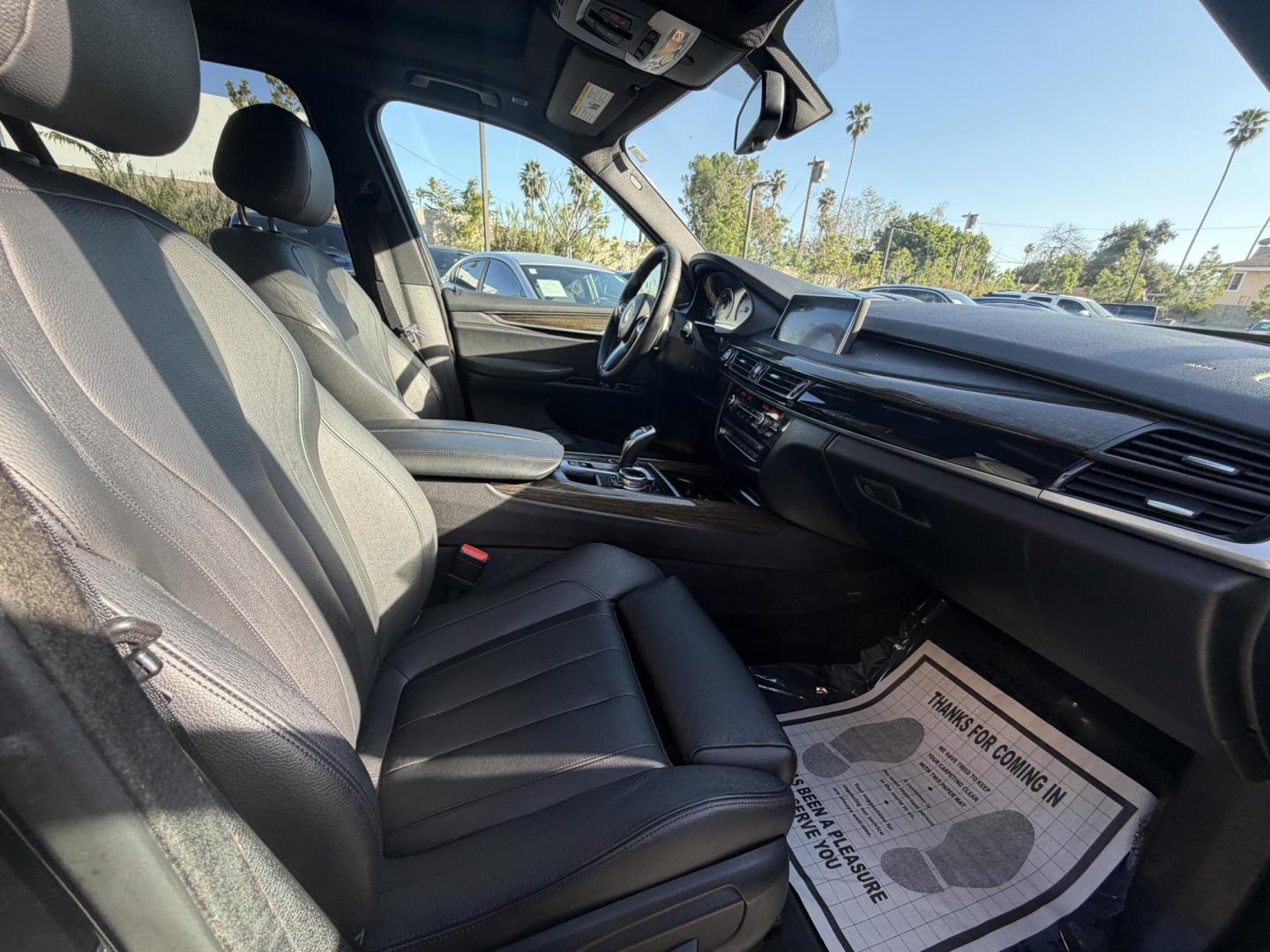 2016 Black /Black BMW X5 xDrive35i (5UXKR0C50G0) with an 3.0L L6 DOHC 24V engine, 8A transmission, located at 30 S. Berkeley Avenue, Pasadena, CA, 91107, (626) 248-7567, 34.145447, -118.109398 - Why the 2016 BMW X5 Stands Out The 2016 BMW X5 is a premium midsize SUV that delivers exceptional performance and luxury. With its black-on-black configuration, this X5 exudes elegance and power, making it perfect for any occasion. Whether you’re heading to work, chauffeuring the family, or embar - Photo#12