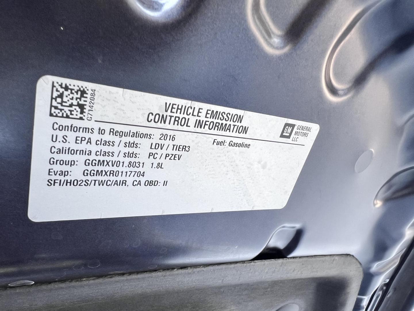 2016 BLUE /BLACK Chevrolet Cruze Limited LS Auto (1G1PC5SG6G7) with an 1.8L L4 DOHC 16V FFV engine, 6A transmission, located at 30 S. Berkeley Avenue, Pasadena, CA, 91107, (626) 248-7567, 34.145447, -118.109398 - 2016 Chevrolet Cruze – Buy Here Pay Here – $500 Down – Pasadena, CA If you’ve been searching for a reliable car with easy financing, your search ends here. This 2016 Chevrolet Cruze is available now at Crown City Motors in Pasadena, CA, with our signature Buy Here Pay Here financing. Whet - Photo#25