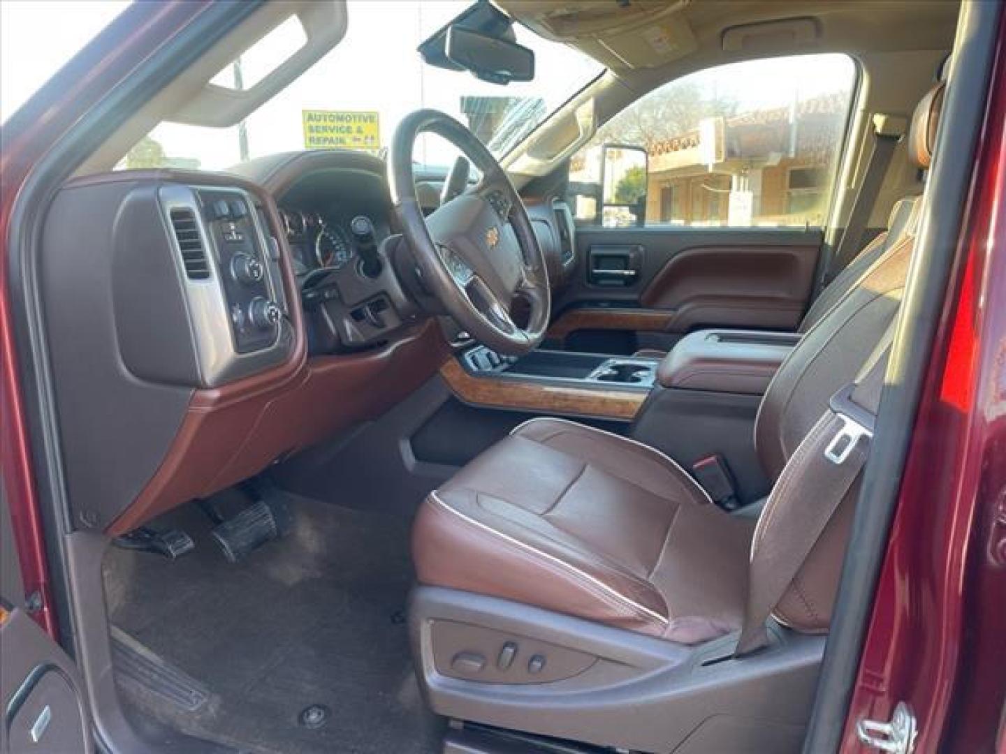 2016 Butte Red Metallic Chevrolet Silverado 2500HD High Country (1GC1KXE87GF) with an 6.6L Duramax 6.6L Diesel Turbo V8 397hp 765ft. lbs. Common Rail Direct Injection engine, Allison 1000 6-Speed Shiftable Automatic transmission, located at 800 Riverside Ave, Roseville, CA, 95678, 916-773-4549 & Toll Free: 866-719-4393, 38.732265, -121.291039 - DURAMAX DIESEL CREW CAB 4X4 HIGH COUNTY LIFTED ALLISON TRANSMISSION SERVICE RECORDS ON CLEAN CARFAX - Photo#13