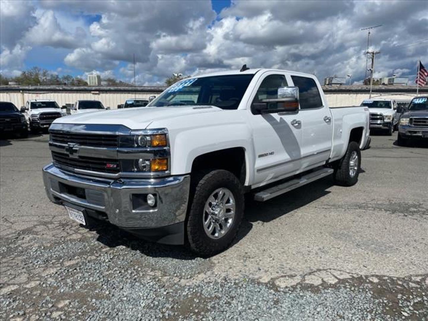 2016 Summit White Chevrolet Silverado 2500HD LTZ (1GC1KWE84GF) with an 6.6L Duramax 6.6L Diesel Turbo V8 397hp 765ft. lbs. Common Rail Direct Injection engine, Allison 1000 6-Speed Shiftable Automatic transmission, located at 800 Riverside Ave, Roseville, CA, 95678, 916-773-4549 & Toll Free: 866-719-4393, 38.732265, -121.291039 - DURAMAX DIESEL CREW CAB 4X4 Z71 LTZ SERVICE RECORDS ONE OWNER CLEAN CARFAX - Photo#0