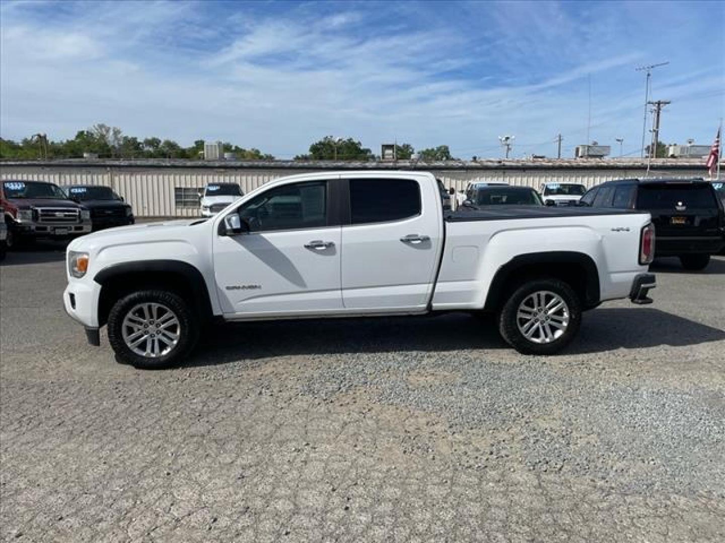 2016 Summit White GMC Canyon SLT (1GTP6DE17G1) with an 2.8L Duramax 2.8L Diesel Turbo I4 181hp 369ft. lbs. Common Rail Direct Injection engine, 6-Speed Shiftable Automatic transmission, located at 800 Riverside Ave, Roseville, CA, 95678, 916-773-4549 & Toll Free: 866-719-4393, 38.732265, -121.291039 - DURAMAX DIESEL CREW CAB 4X4 SLT - Photo#1