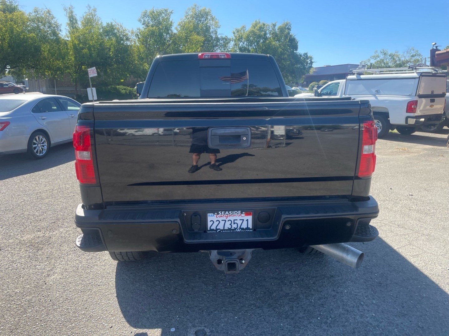 2016 Onyx Black GMC Sierra 2500HD Denali (1GT12UE83GF) with an 6.6L Duramax 6.6L Diesel Turbo V8 397hp 765ft. lbs. Common Rail Direct Injection engine, Allison 1000 6-Speed Shiftable Automatic transmission, located at 800 Riverside Ave, Roseville, CA, 95678, 916-773-4549 & Toll Free: 866-719-4393, 38.732265, -121.291039 - DURAMAX DIESEL CREW CAB 4X4 DENALI CP3 FUEL PUMP CONVERSION- Photo#8