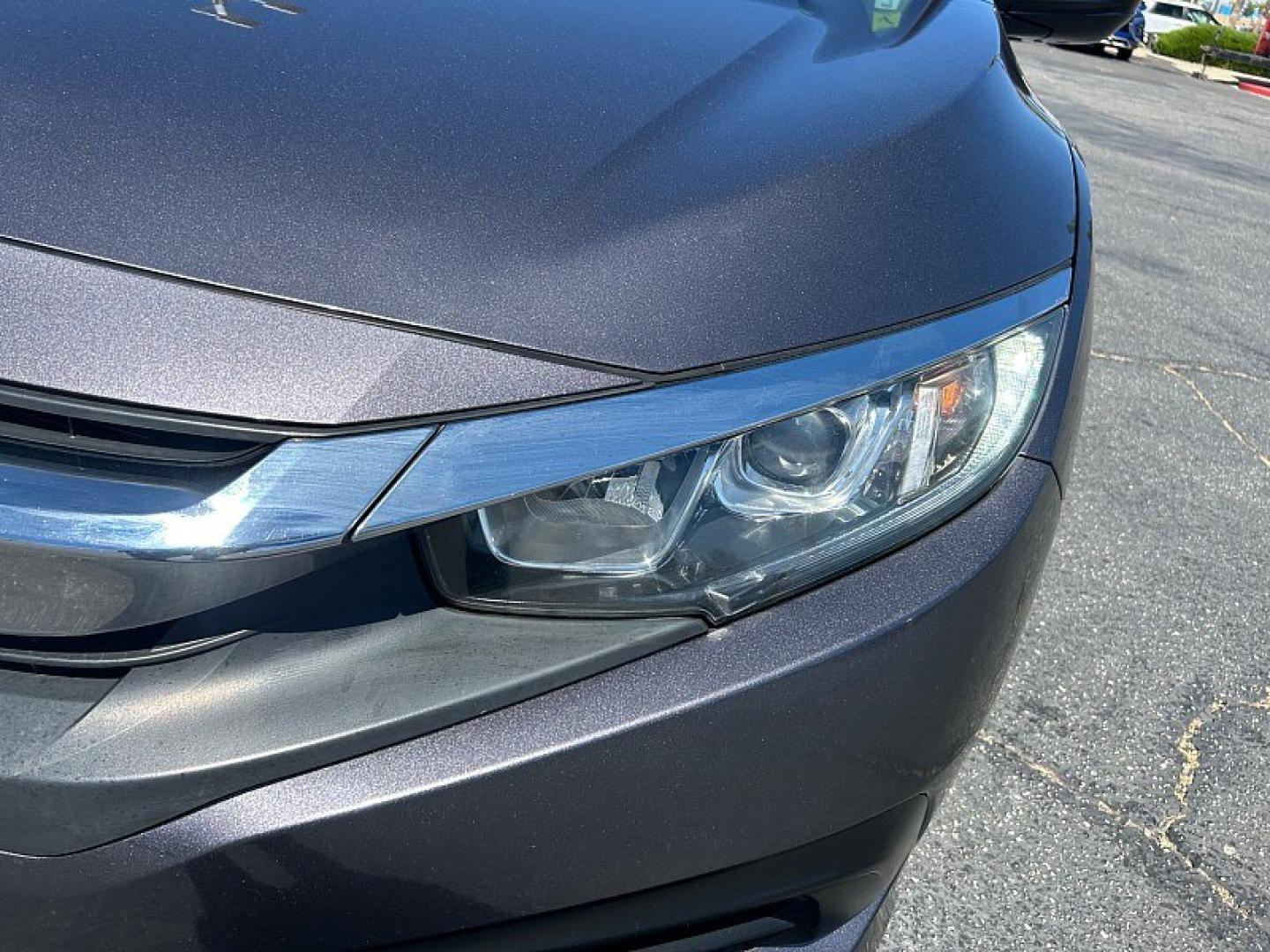 2016 Gray Honda Civic Sedan (19XFC2F79GE) with an 4-Cyl i-VTEC 2.0 Liter engine, Automatic CVT transmission, located at 412 Auto Vista Drive, Palmdale, 93551, (661) 945-0620, 34.592636, -118.136681- Photo#11