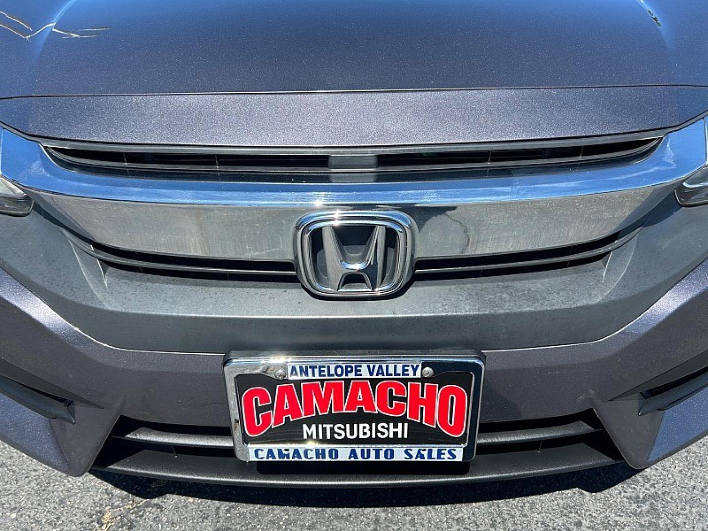 2016 Gray Honda Civic Sedan (19XFC2F79GE) with an 4-Cyl i-VTEC 2.0 Liter engine, Automatic CVT transmission, located at 412 Auto Vista Drive, Palmdale, 93551, (661) 945-0620, 34.592636, -118.136681- Photo#12