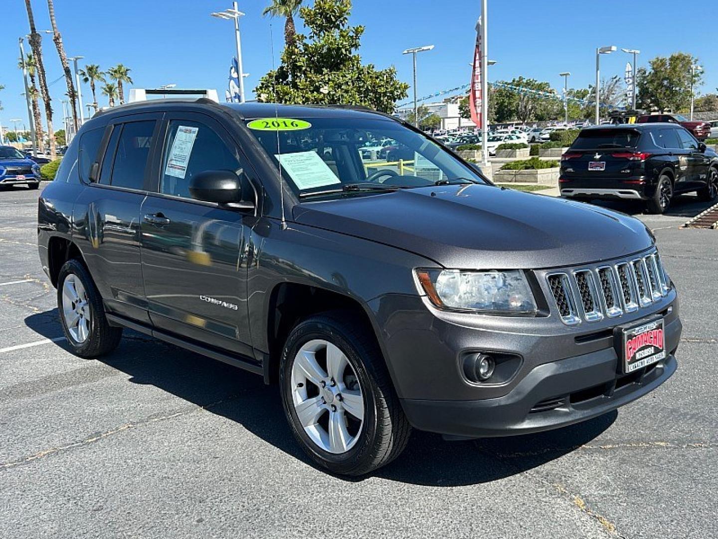 2016 Jeep Compass (1C4NJCBA5GD) with an 4-Cyl 2.0 Liter engine, located at 412 Auto Vista Drive, Palmdale, 93551, (661) 945-0620, 34.592636, -118.136681- Photo#0
