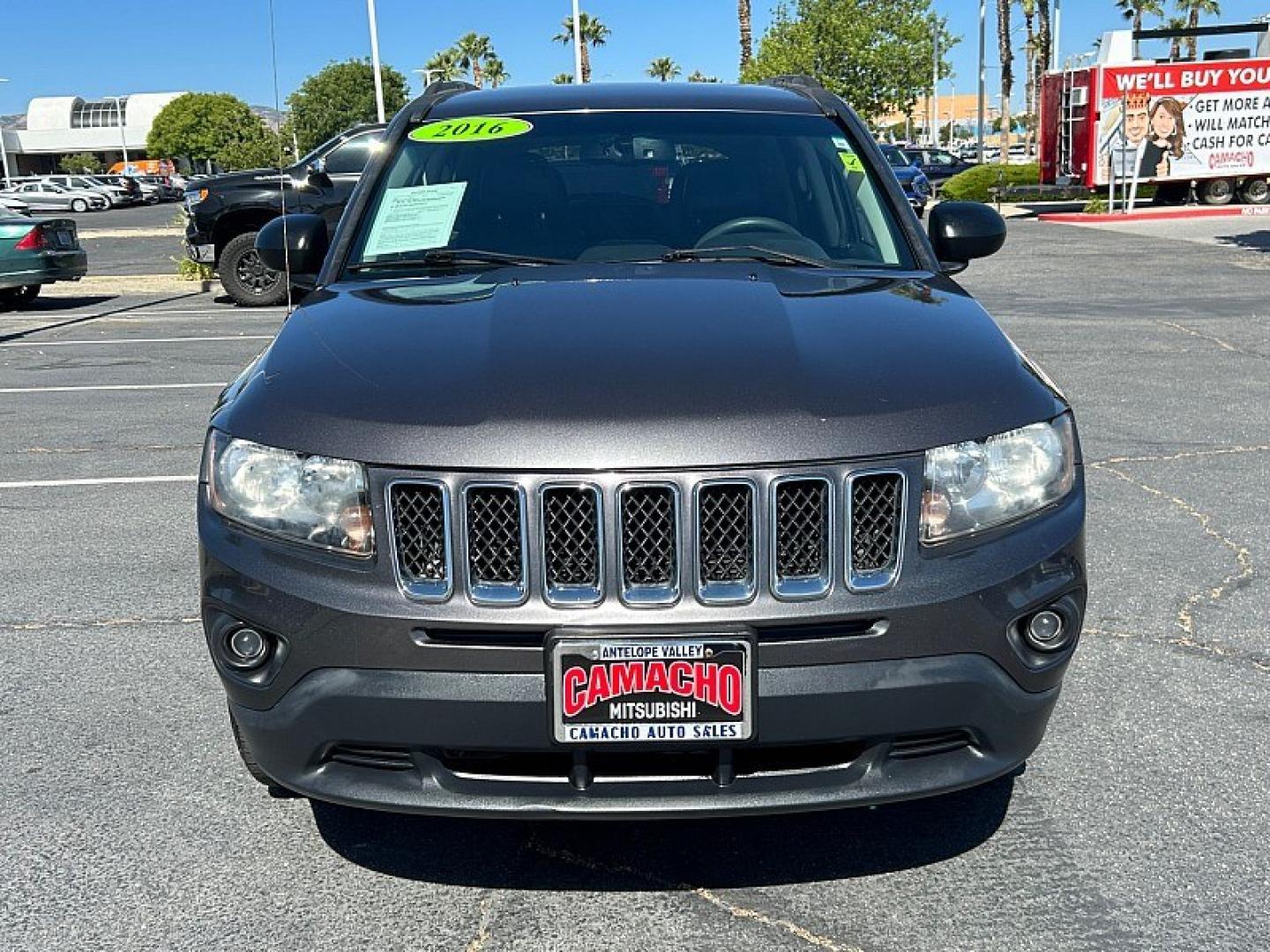 2016 Jeep Compass (1C4NJCBA5GD) with an 4-Cyl 2.0 Liter engine, located at 412 Auto Vista Drive, Palmdale, 93551, (661) 945-0620, 34.592636, -118.136681- Photo#1