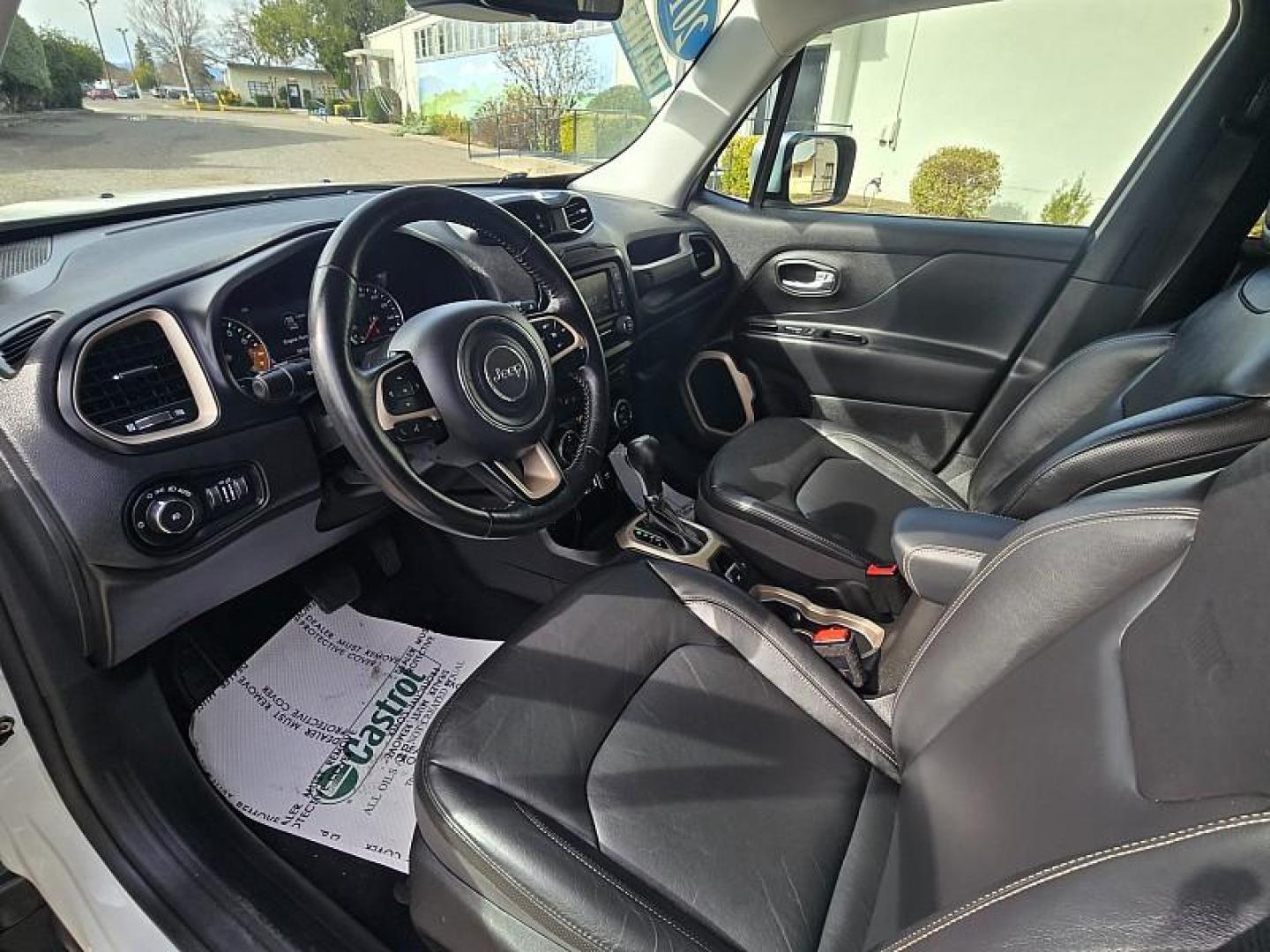 2016 WHITE Jeep Renegade (ZACCJADTXGP) with an 4-Cyl MultiAir 2.4L engine, Automatic 9-Spd transmission, located at 246 E Walker St., Orland, 95963, (530) 865-5800, 39.747589, -122.178398 - Photo#11