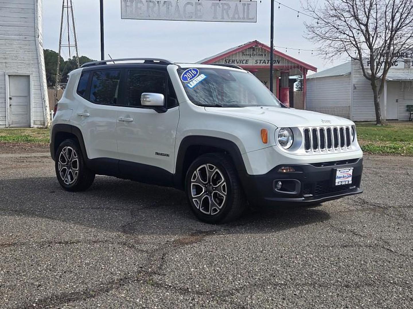 2016 WHITE Jeep Renegade (ZACCJADTXGP) with an 4-Cyl MultiAir 2.4L engine, Automatic 9-Spd transmission, located at 246 E Walker St., Orland, 95963, (530) 865-5800, 39.747589, -122.178398 - Photo#1