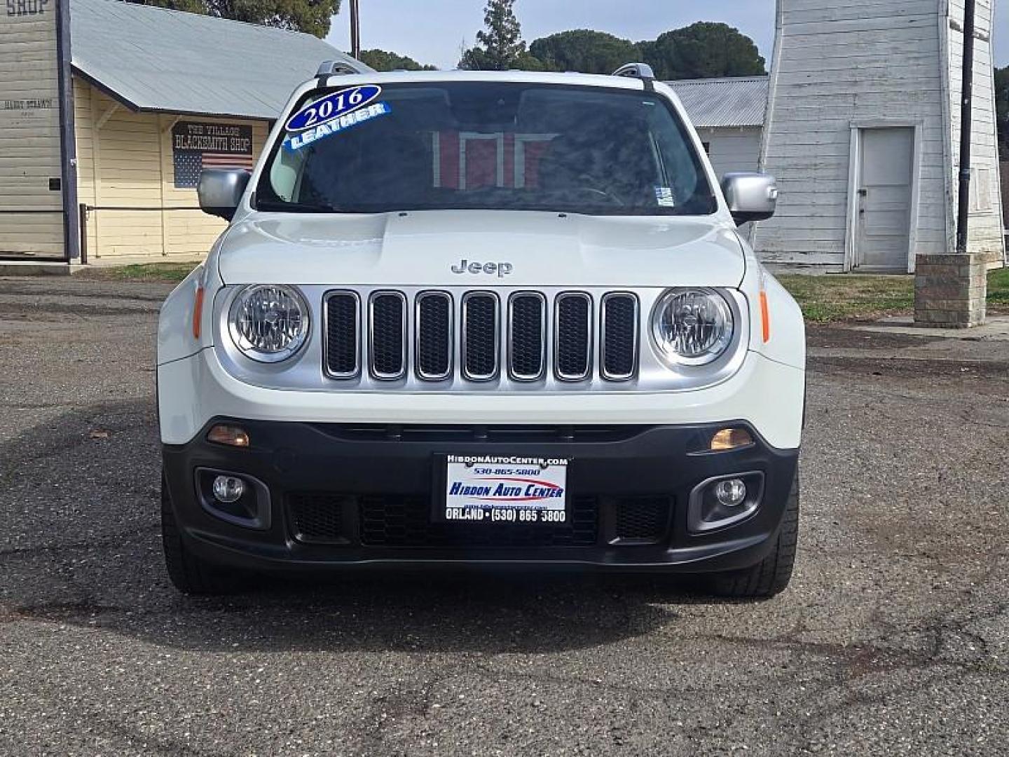 2016 WHITE Jeep Renegade (ZACCJADTXGP) with an 4-Cyl MultiAir 2.4L engine, Automatic 9-Spd transmission, located at 246 E Walker St., Orland, 95963, (530) 865-5800, 39.747589, -122.178398 - Photo#2