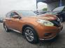 2016 ORANGE Nissan Murano (5N1AZ2MG9GN) with an V6 3.5 Liter engine, Automatic Xtronic CVT transmission, located at 412 Auto Vista Drive, Palmdale, 93551, (661) 945-0620, 34.592636, -118.136681 - Photo#1