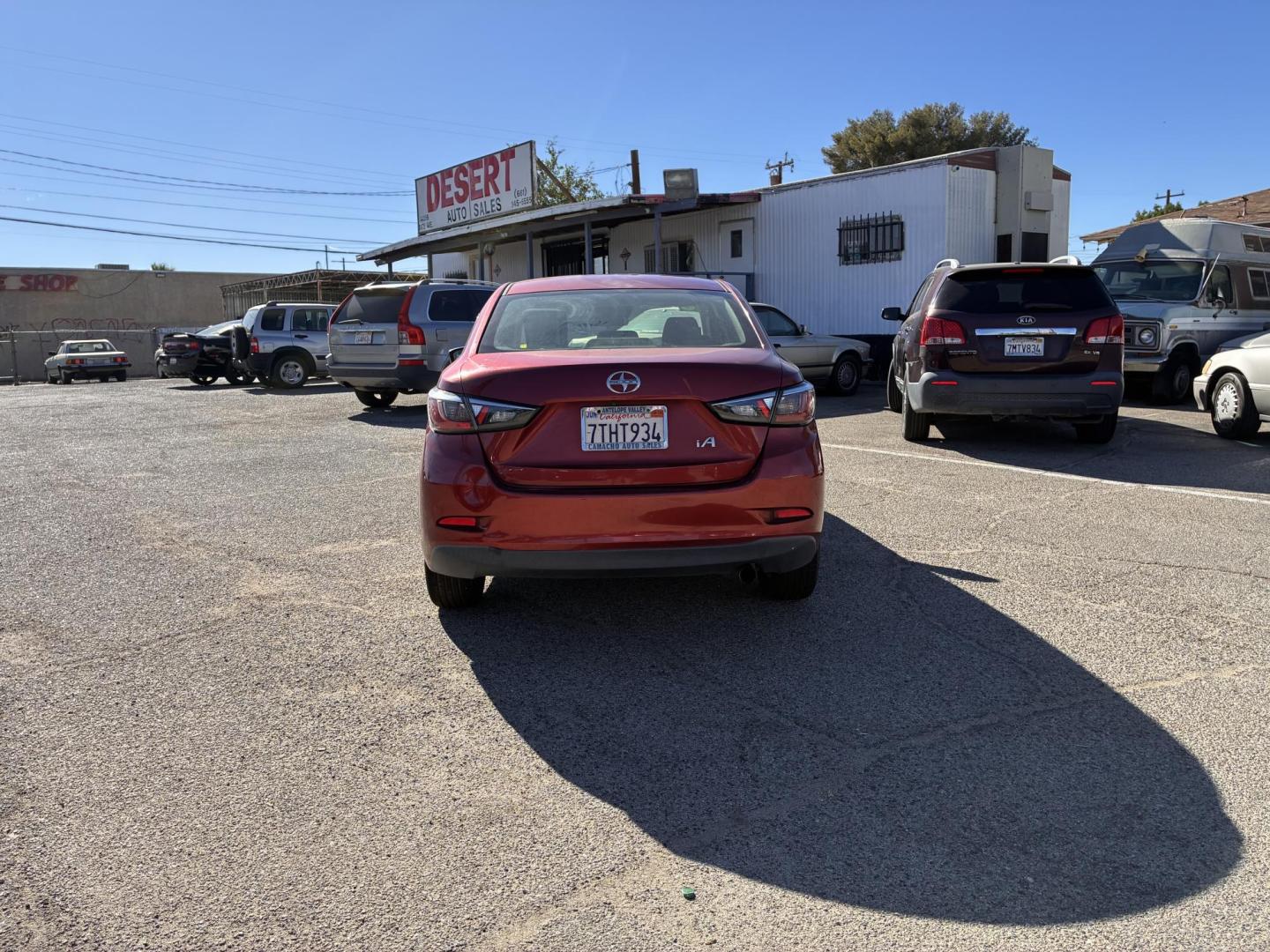 2016 Scion iA 6A (3MYDLBZV6GY) with an 1.5L L4 DOHC 16V engine, 6A transmission, located at 44356 Date Ave., Lancaster, CA, 93534, (661) 945-6555, 34.688919, -118.139374- Photo#0
