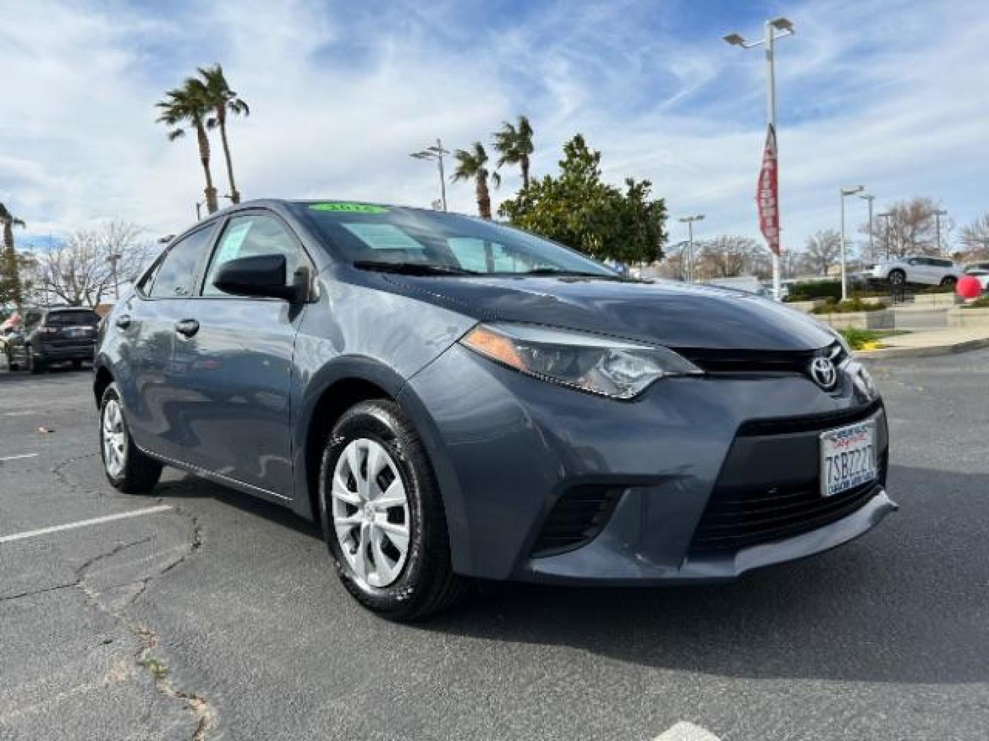 2016 GRAY Toyota Corolla (5YFBURHE4GP) with an 4-Cyl 1.8 Liter engine, Automatic 4-Spd transmission, located at 412 Auto Vista Drive, Palmdale, 93551, (661) 945-0620, 34.592636, -118.136681 - Photo#0