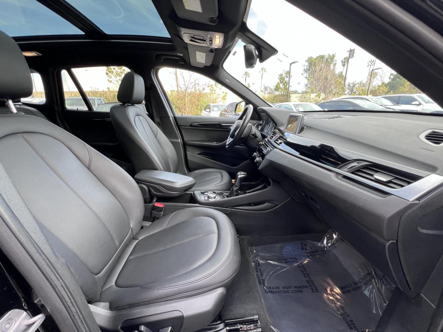 2017 Black /Black BMW X1 sDrive28i (WBXHU7C33H5) with an 2.0L L4 DOHC 16V engine, 8A transmission, located at 30 S. Berkeley Avenue, Pasadena, CA, 91107, (626) 248-7567, 34.145447, -118.109398 - Experience the pinnacle of luxury and versatility with the 2017 BMW X1, a compact SUV that delivers style, performance, and cutting-edge technology in one stunning package. With low miles for its year at just 79,804, this exceptional vehicle offers you an incredible opportunity to drive a nearly new - Photo#11