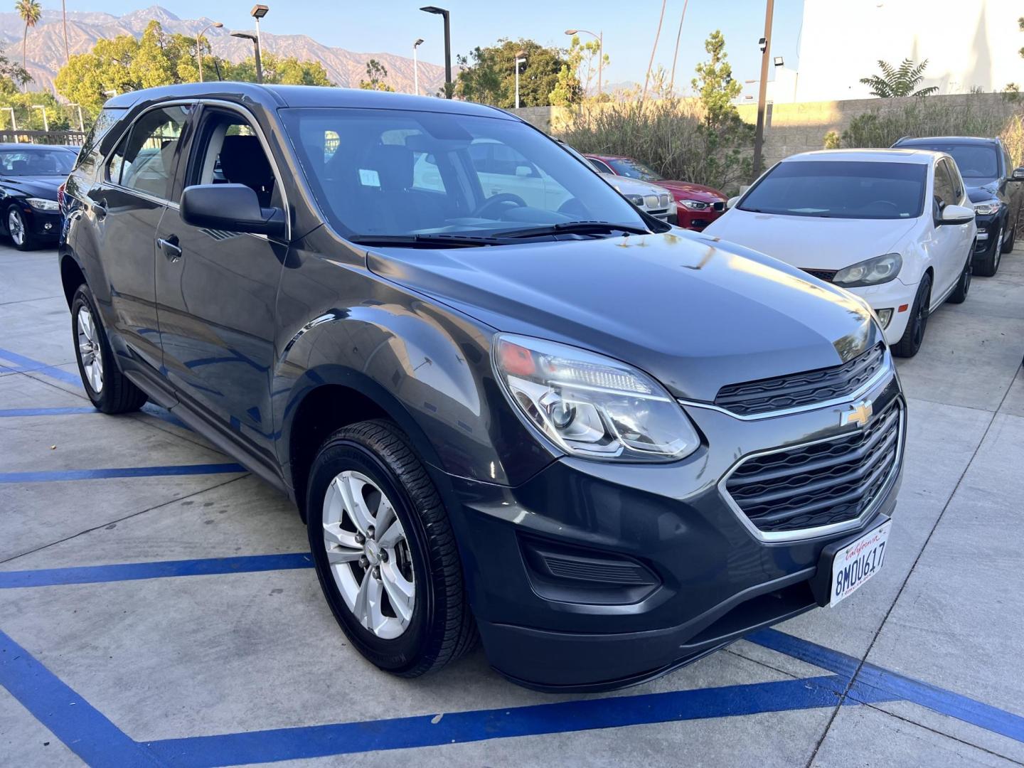 2017 Gray /Black Chevrolet Equinox LS 2WD (2GNALBEK9H1) with an 2.4L L4 DOHC 16V FFV engine, 6A transmission, located at 30 S. Berkeley Avenue, Pasadena, CA, 91107, (626) 248-7567, 34.145447, -118.109398 - 2017 Chevrolet Equinox LS – Fuel-Efficient SUV – Buy Here Pay Here – $995 Down – Bad Credit OK – Crown City Motors – Pasadena, CA Need a dependable SUV with room for the family, great fuel economy, and affordable payments? This 2017 Chevrolet Equinox LS is the perfect compact SUV for- Photo#12